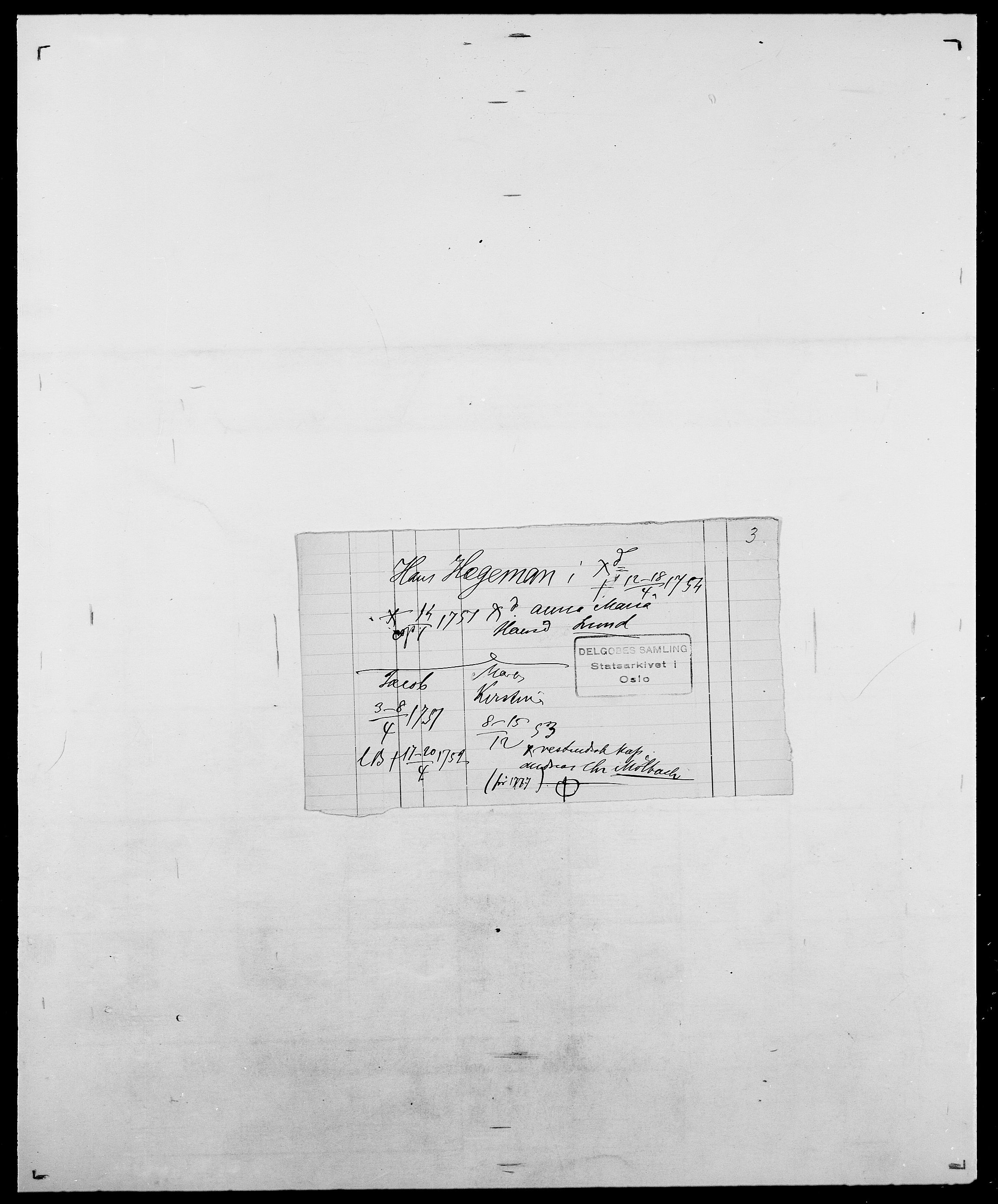 Delgobe, Charles Antoine - samling, AV/SAO-PAO-0038/D/Da/L0015: Grodtshilling - Halvorsæth, p. 680