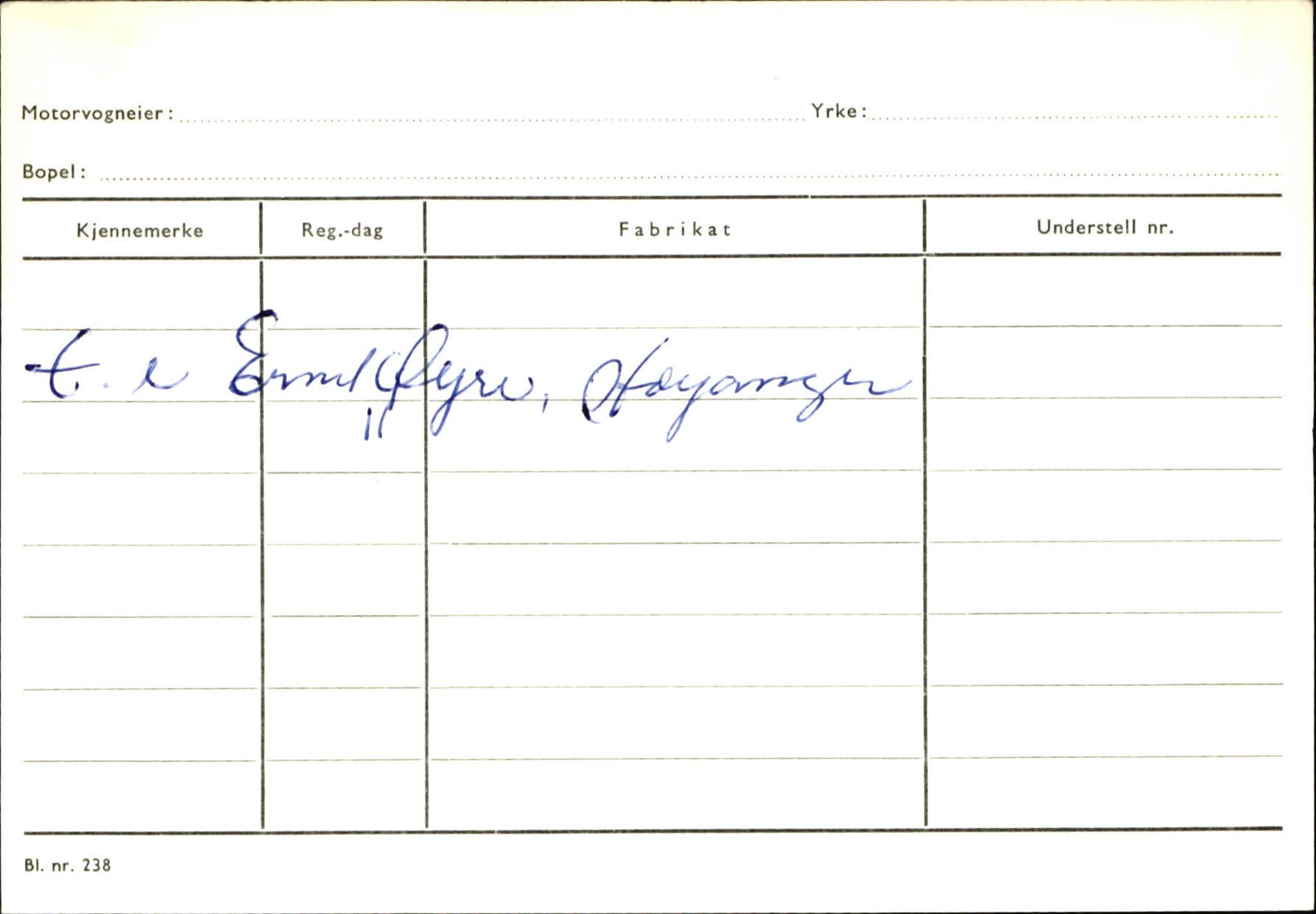 Statens vegvesen, Sogn og Fjordane vegkontor, SAB/A-5301/4/F/L0130: Eigarregister Eid T-Å. Høyanger A-O, 1945-1975, p. 863