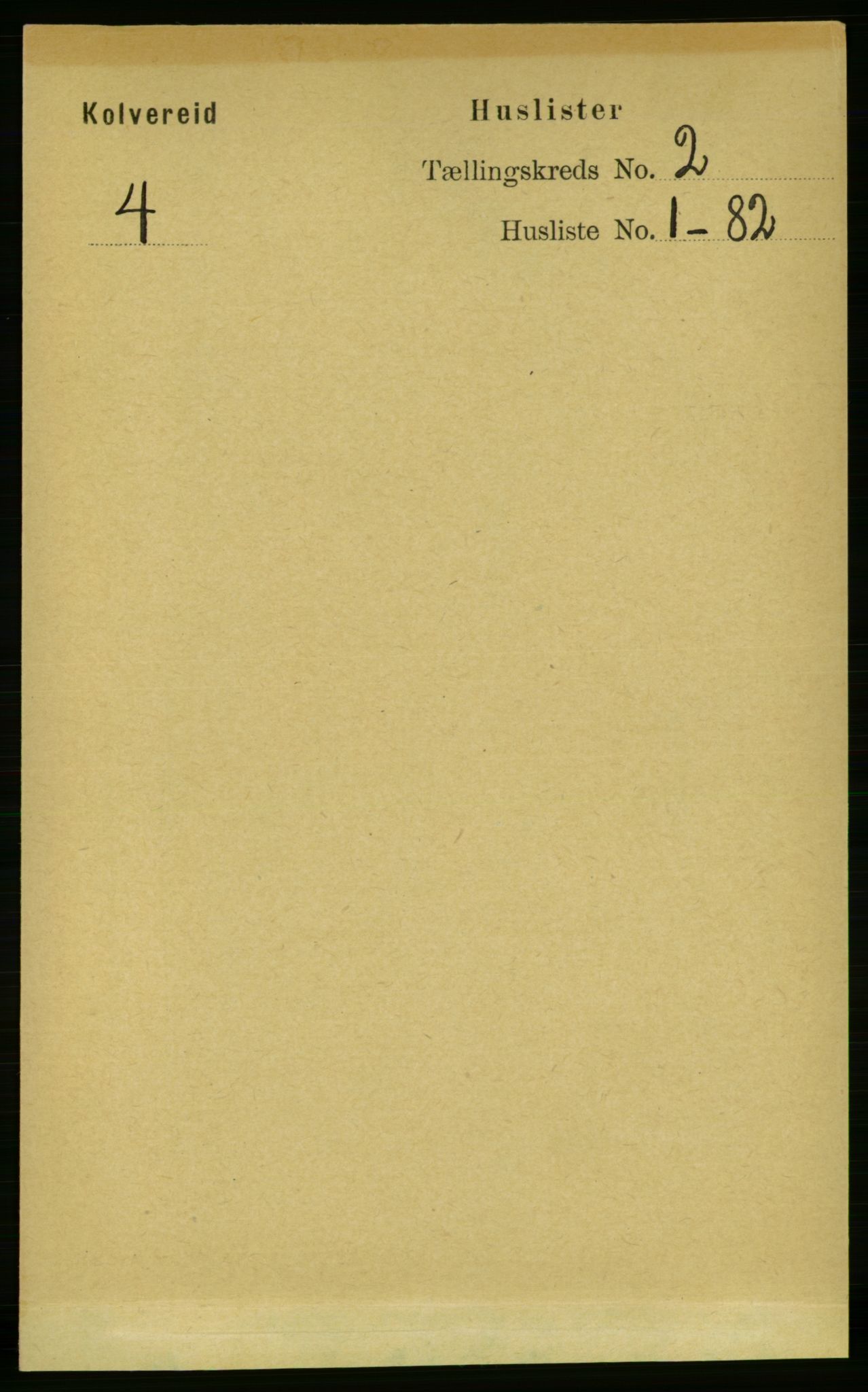 RA, 1891 census for 1752 Kolvereid, 1891, p. 248