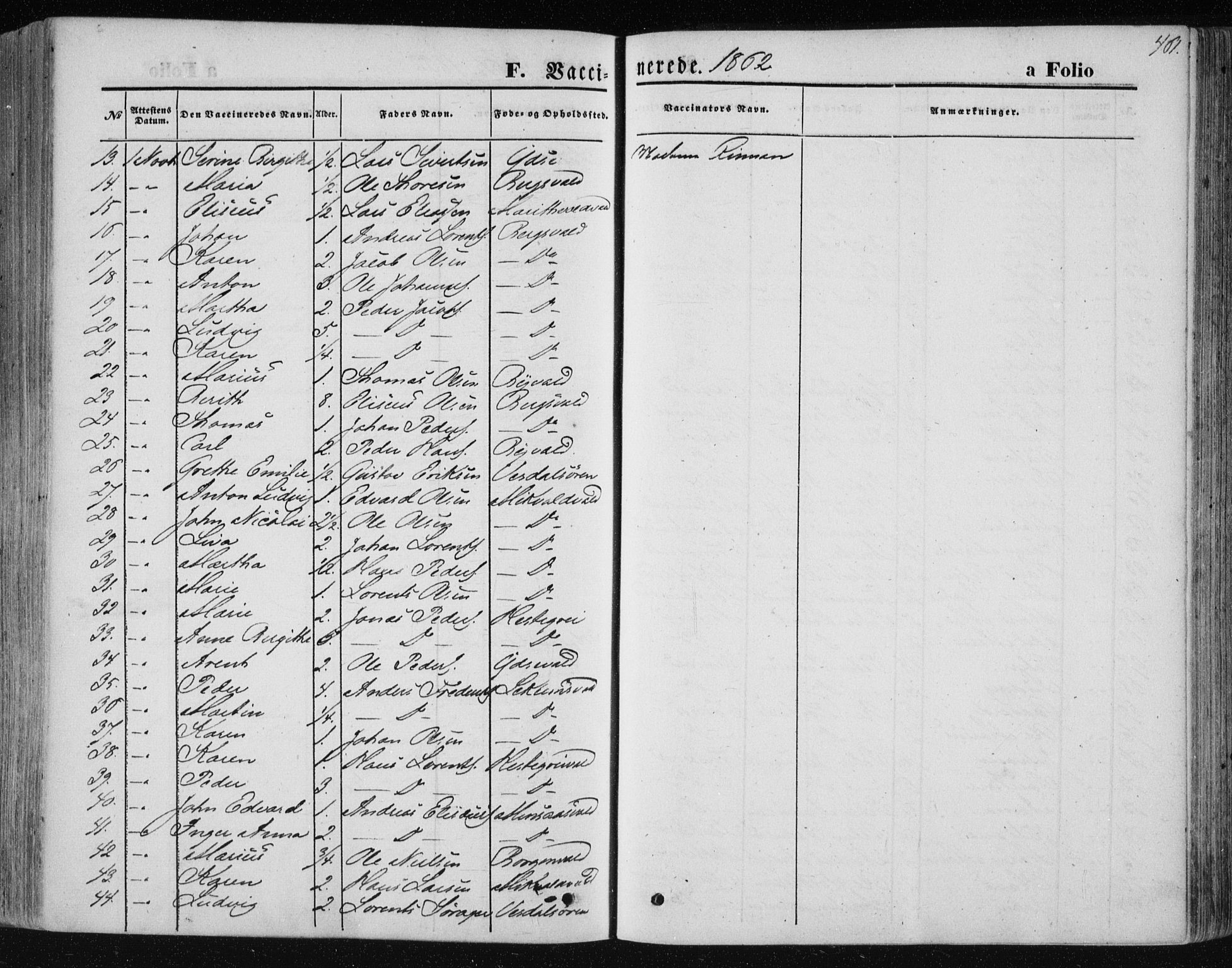 Ministerialprotokoller, klokkerbøker og fødselsregistre - Nord-Trøndelag, SAT/A-1458/723/L0241: Parish register (official) no. 723A10, 1860-1869, p. 461