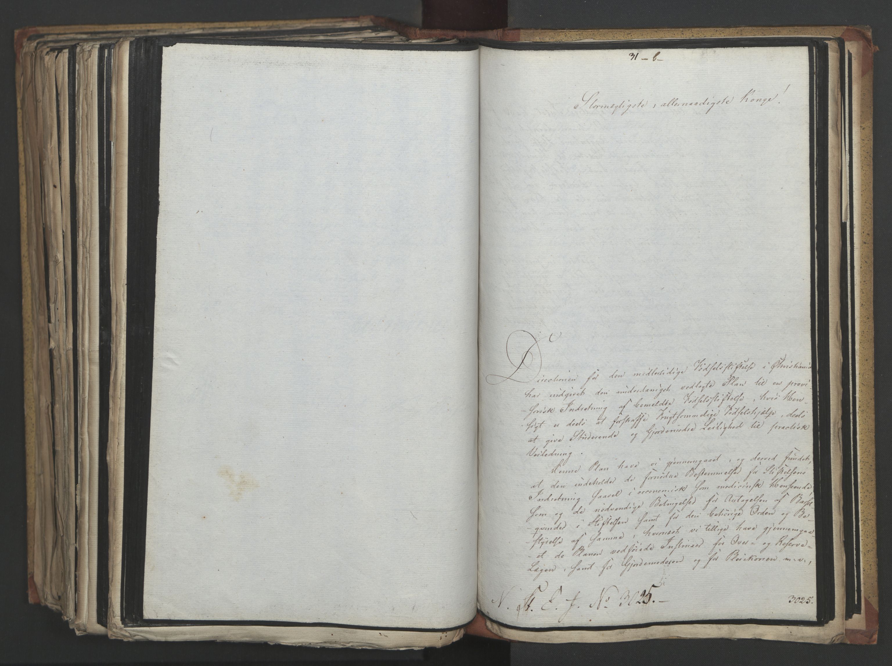 Statsrådsavdelingen i Stockholm, AV/RA-S-1003/D/Da/L0014: Regjeringsinnstillinger nr. 2890-3057, 1818, p. 520