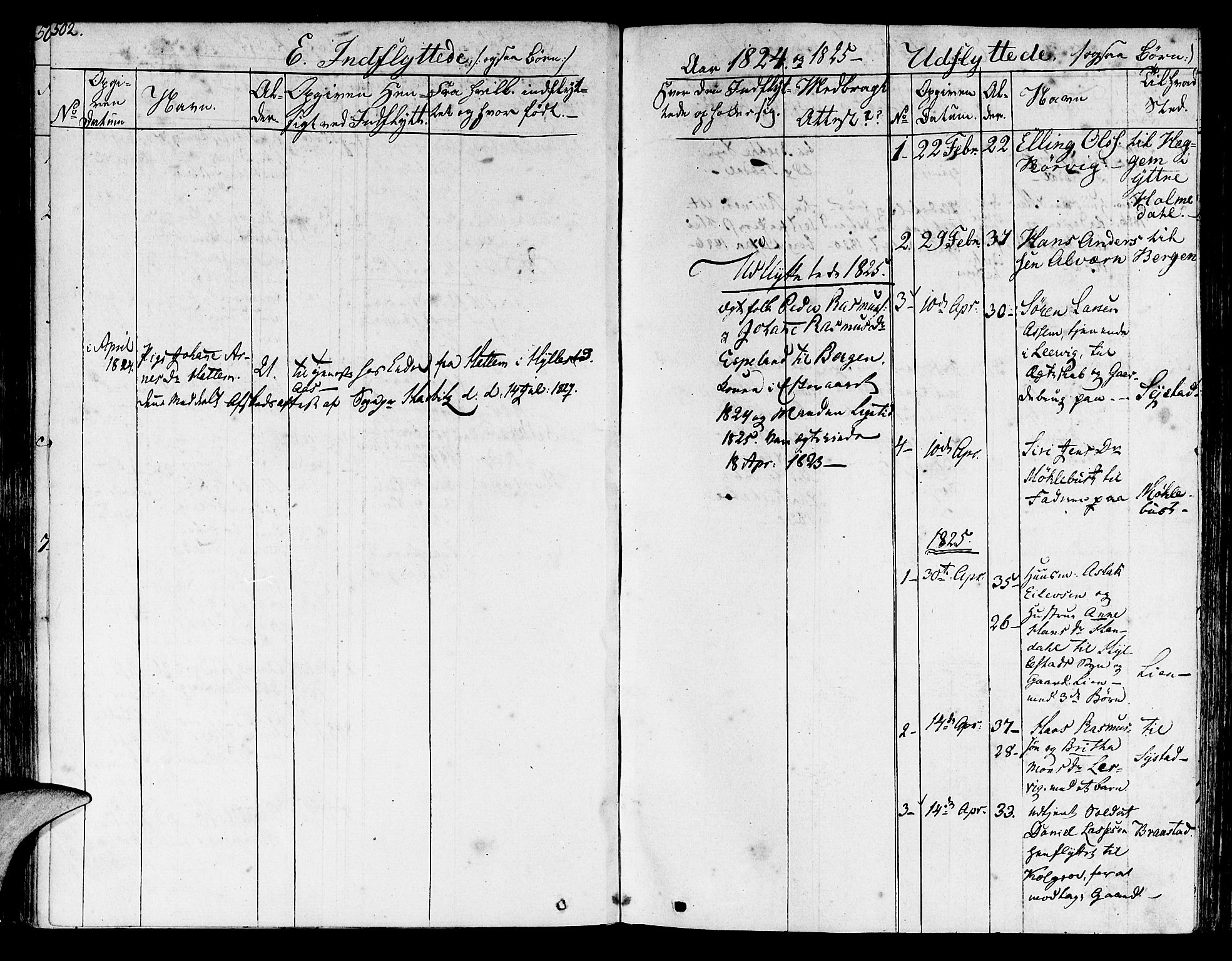 Lavik sokneprestembete, SAB/A-80901: Parish register (official) no. A 2II, 1821-1842, p. 502