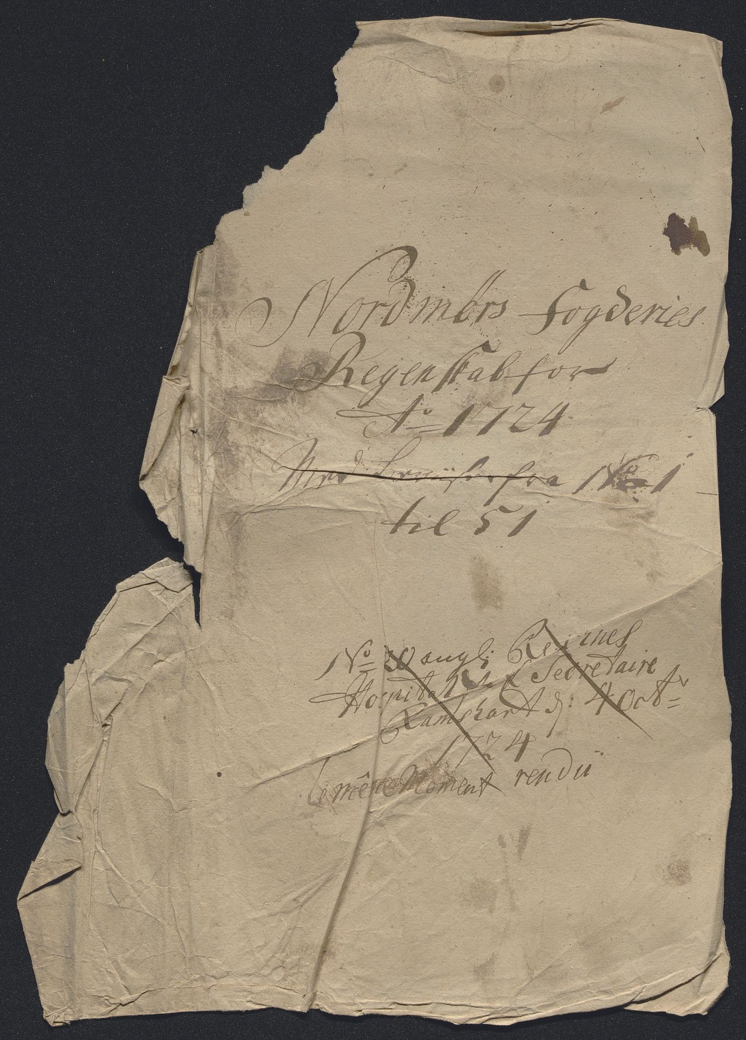 Rentekammeret inntil 1814, Reviderte regnskaper, Fogderegnskap, RA/EA-4092/R56/L3757: Fogderegnskap Nordmøre, 1724, p. 2