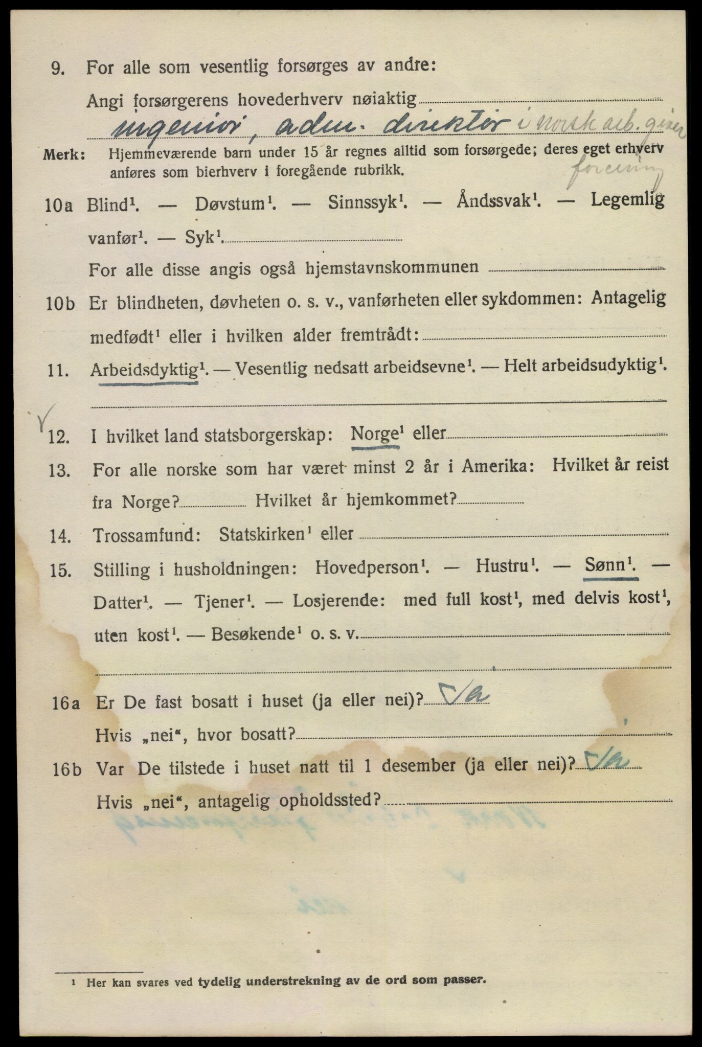 SAO, 1920 census for Kristiania, 1920, p. 582066