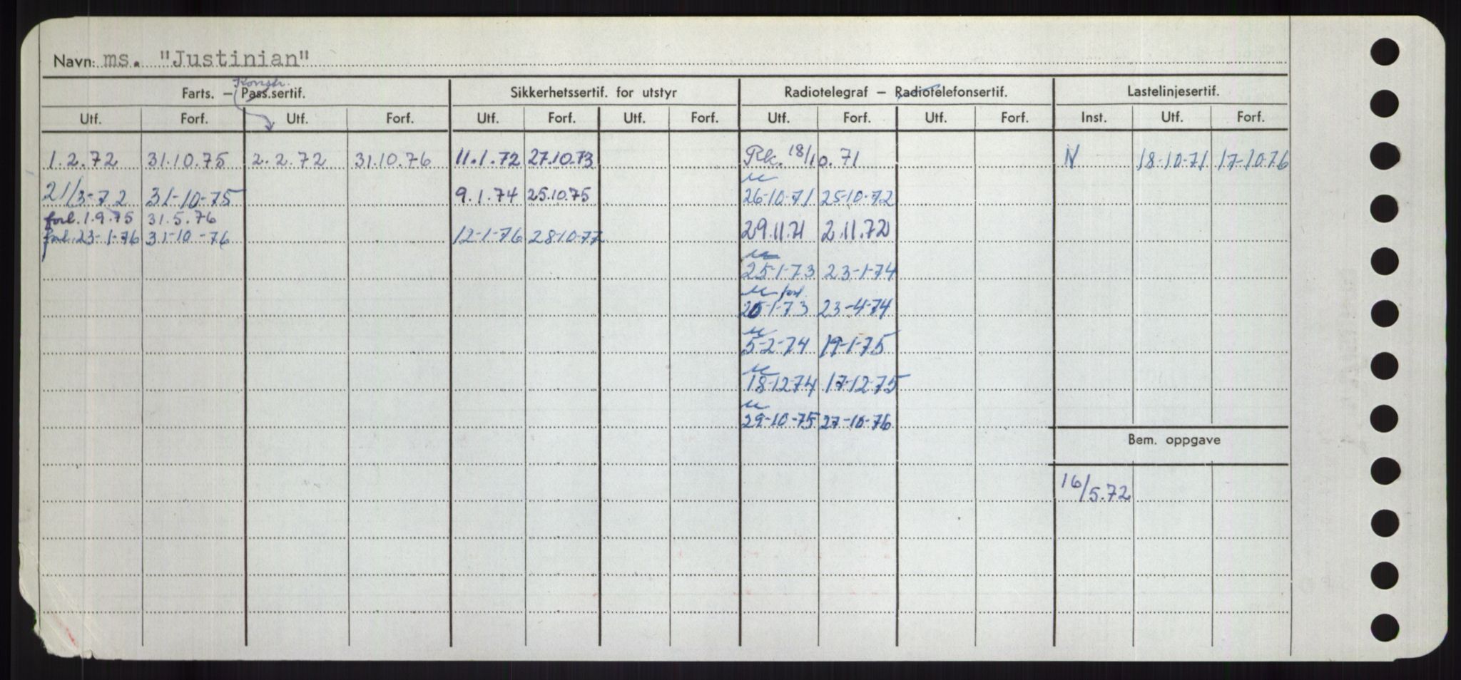 Sjøfartsdirektoratet med forløpere, Skipsmålingen, RA/S-1627/H/Hd/L0019: Fartøy, J, p. 660