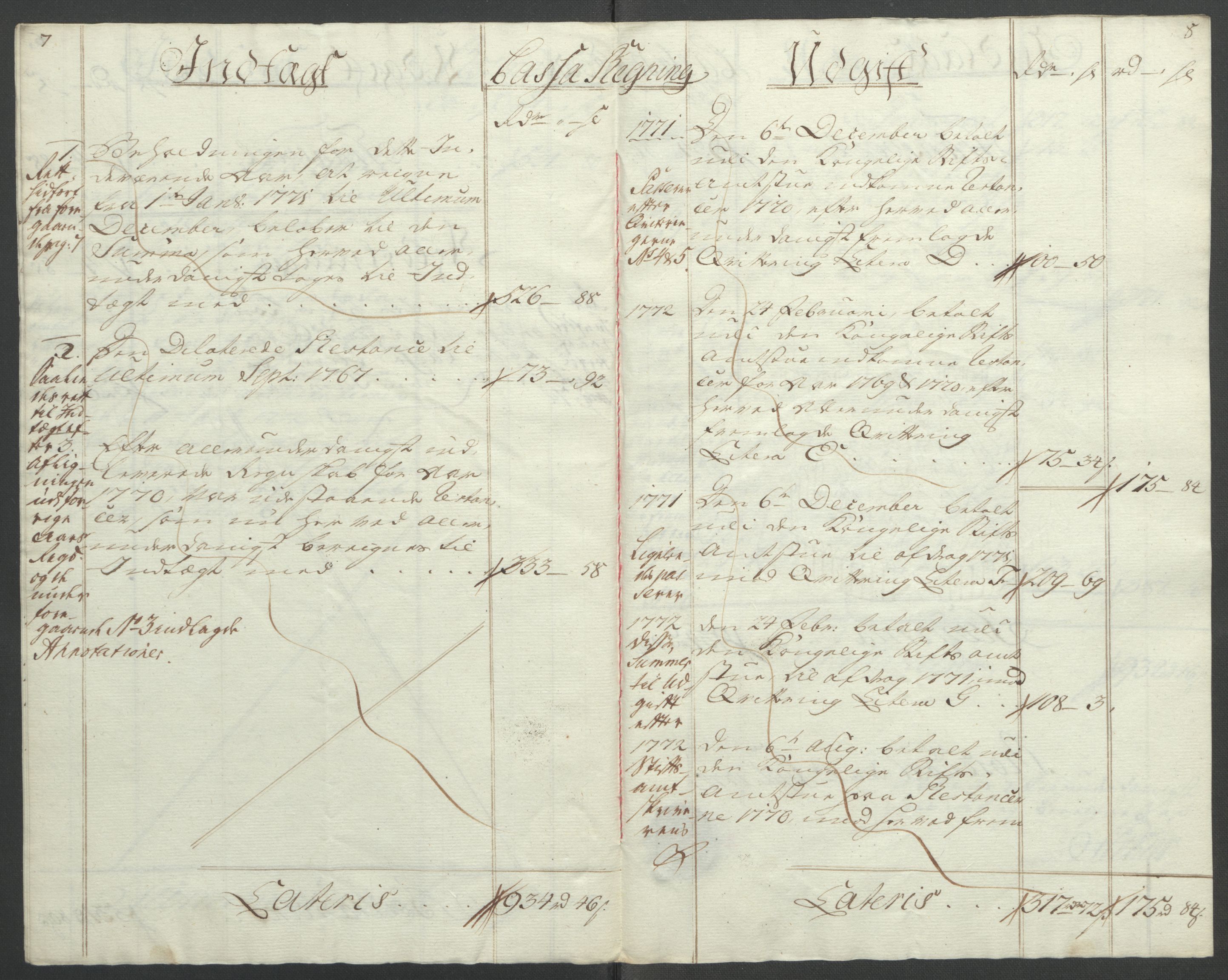 Rentekammeret inntil 1814, Reviderte regnskaper, Fogderegnskap, AV/RA-EA-4092/R49/L3157: Ekstraskatten Rosendal Baroni, 1762-1772, p. 322