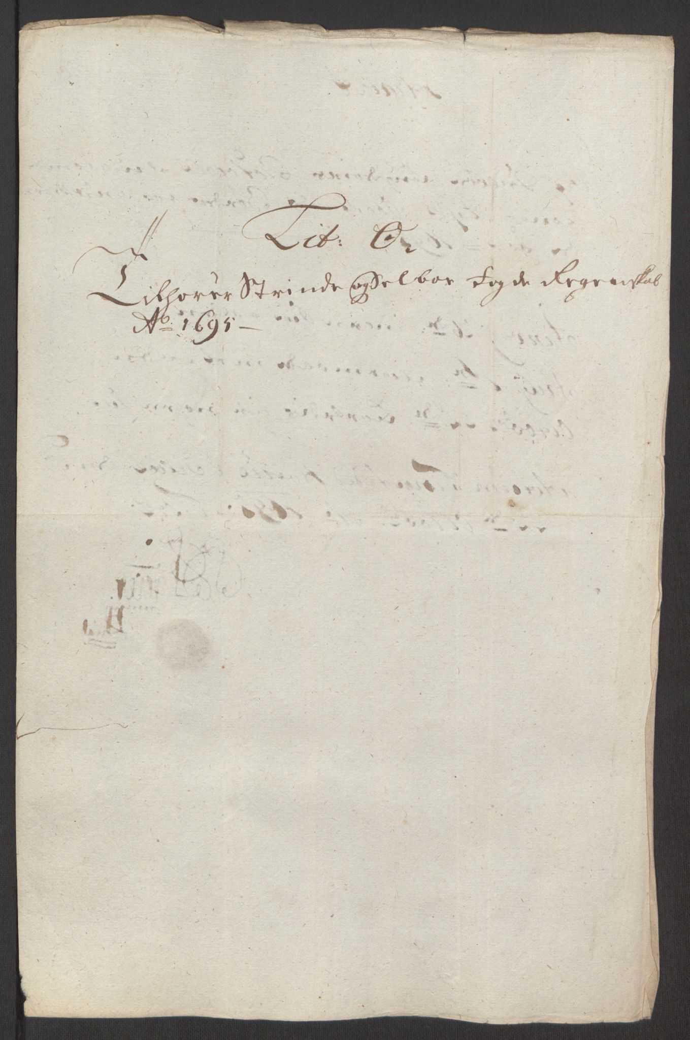 Rentekammeret inntil 1814, Reviderte regnskaper, Fogderegnskap, AV/RA-EA-4092/R61/L4105: Fogderegnskap Strinda og Selbu, 1695, p. 105