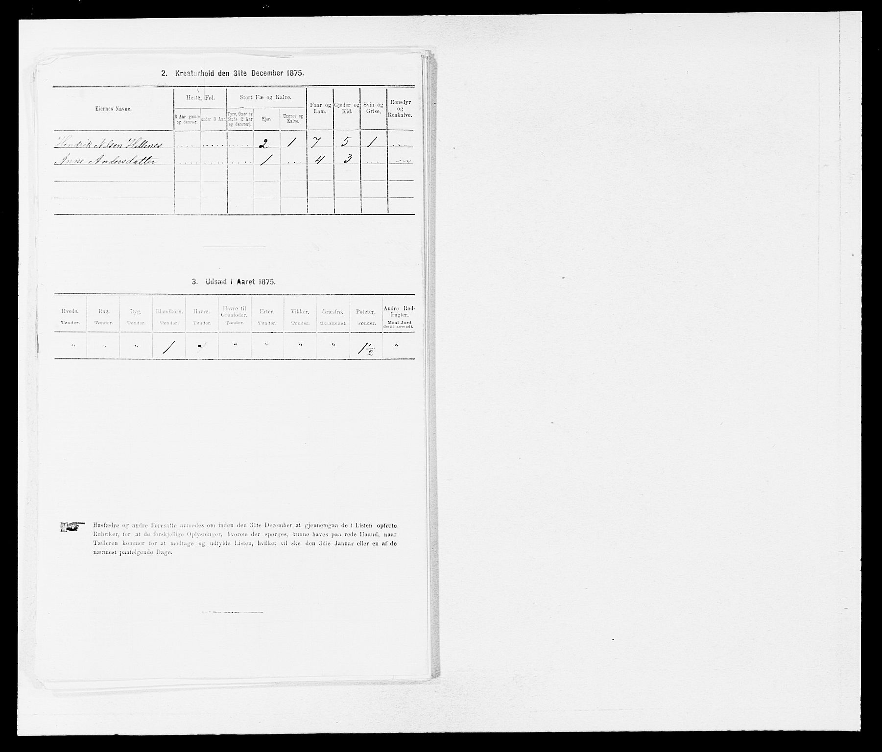 SAB, 1875 census for 1432P Førde, 1875, p. 1797