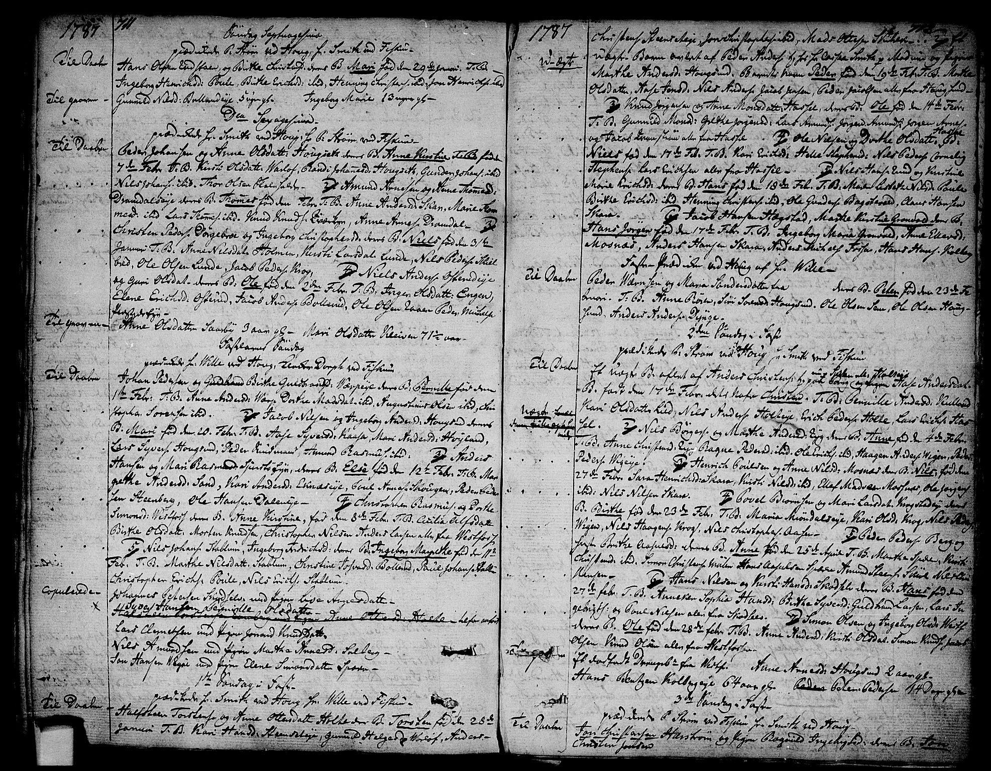 Eiker kirkebøker, SAKO/A-4/F/Fa/L0008: Parish register (official) no. I 8, 1764-1788, p. 711-712