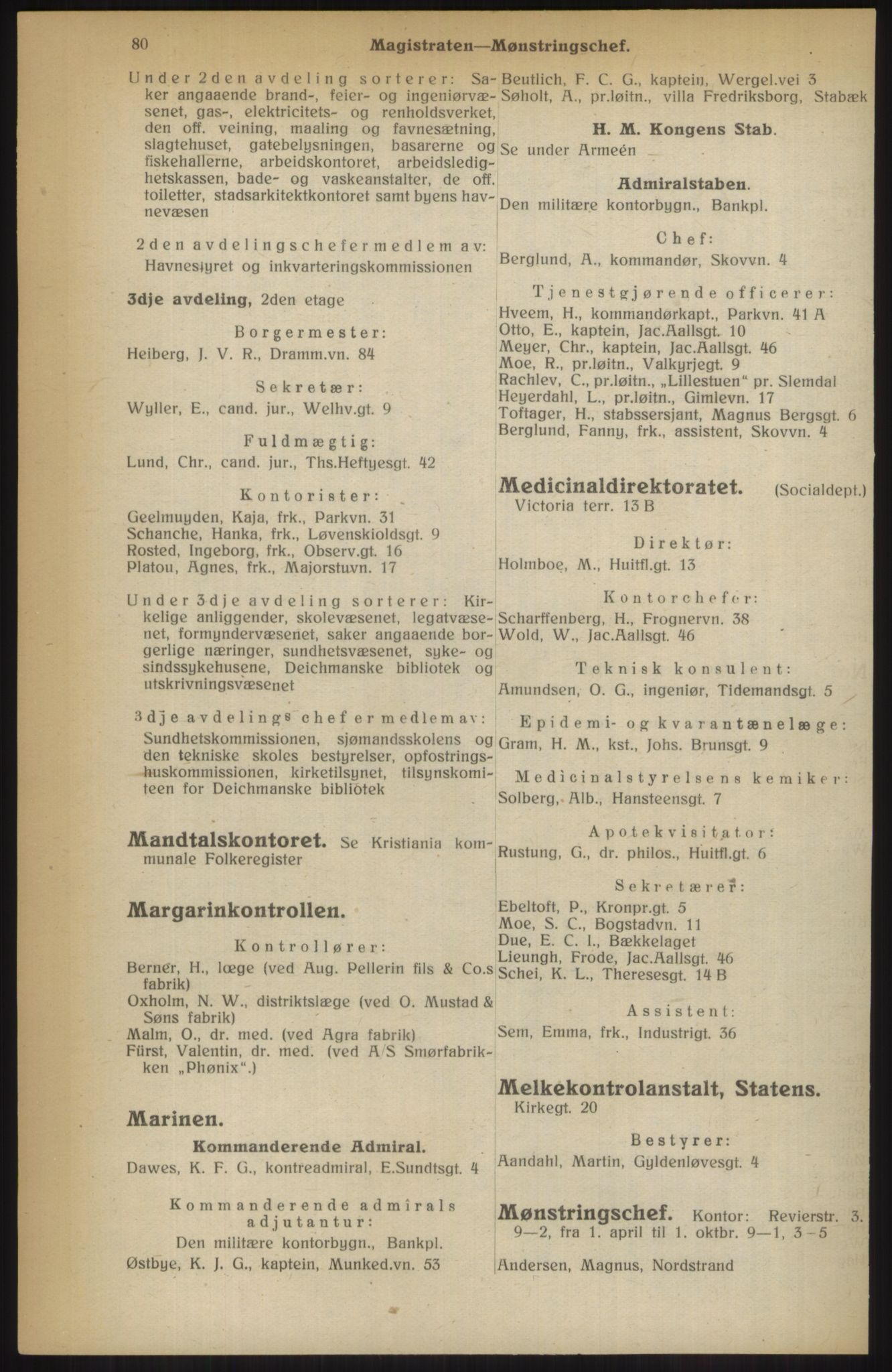 Kristiania/Oslo adressebok, PUBL/-, 1914, p. 80