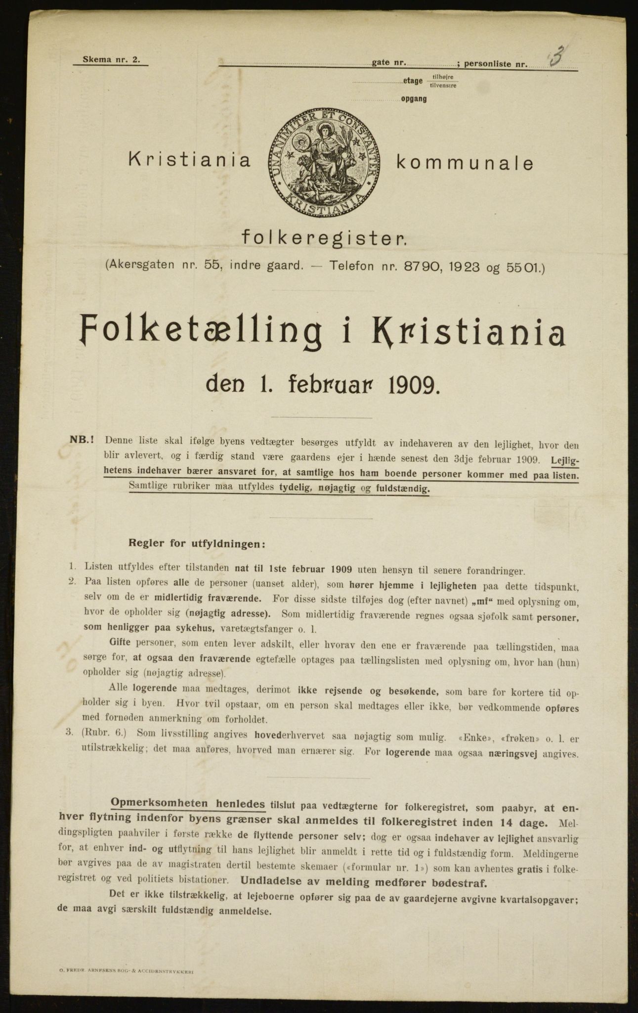 OBA, Municipal Census 1909 for Kristiania, 1909, p. 78234