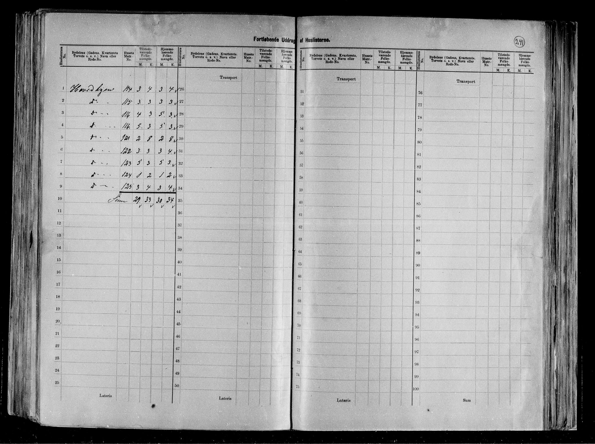 RA, 1891 census for 0801 Kragerø, 1891, p. 26