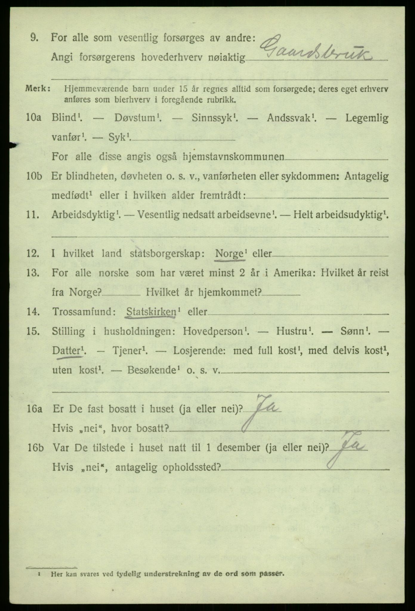 SAB, 1920 census for Masfjorden, 1920, p. 4472