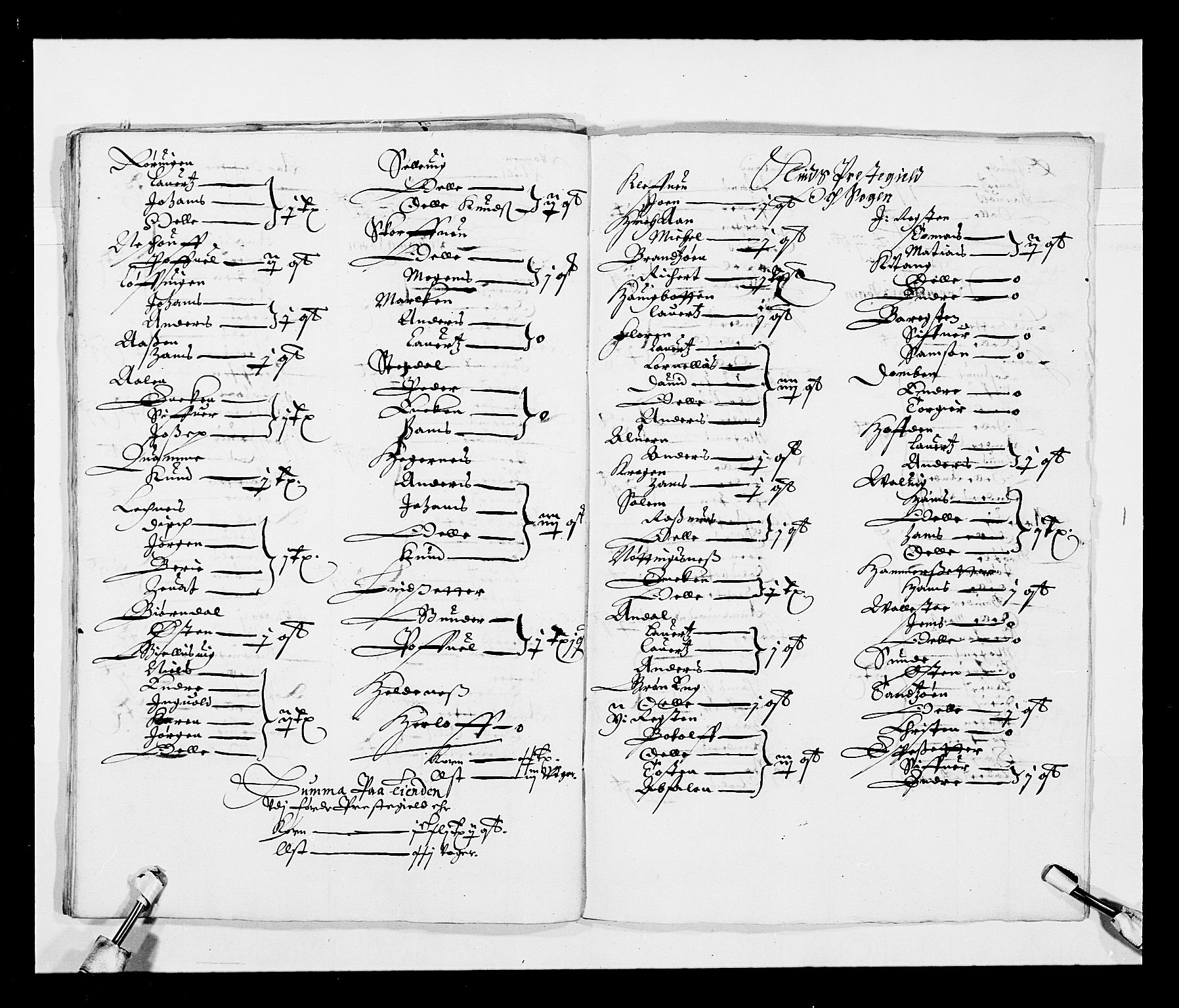 Stattholderembetet 1572-1771, AV/RA-EA-2870/Ek/L0026/0002: Jordebøker 1633-1658: / Tiendelister fra Bergenhus len, 1642-1647, p. 37