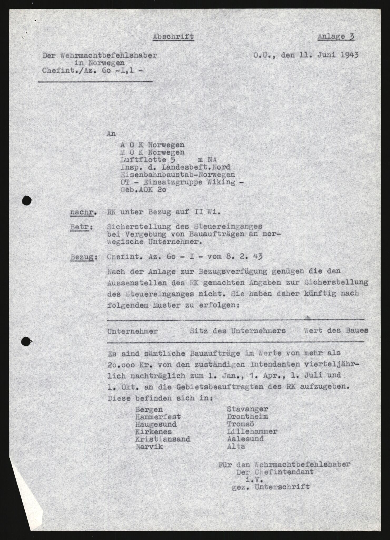 Forsvarets Overkommando. 2 kontor. Arkiv 11.4. Spredte tyske arkivsaker, AV/RA-RAFA-7031/D/Dar/Darb/L0004: Reichskommissariat - Hauptabteilung Vervaltung og Hauptabteilung Volkswirtschaft, 1940-1945, p. 438