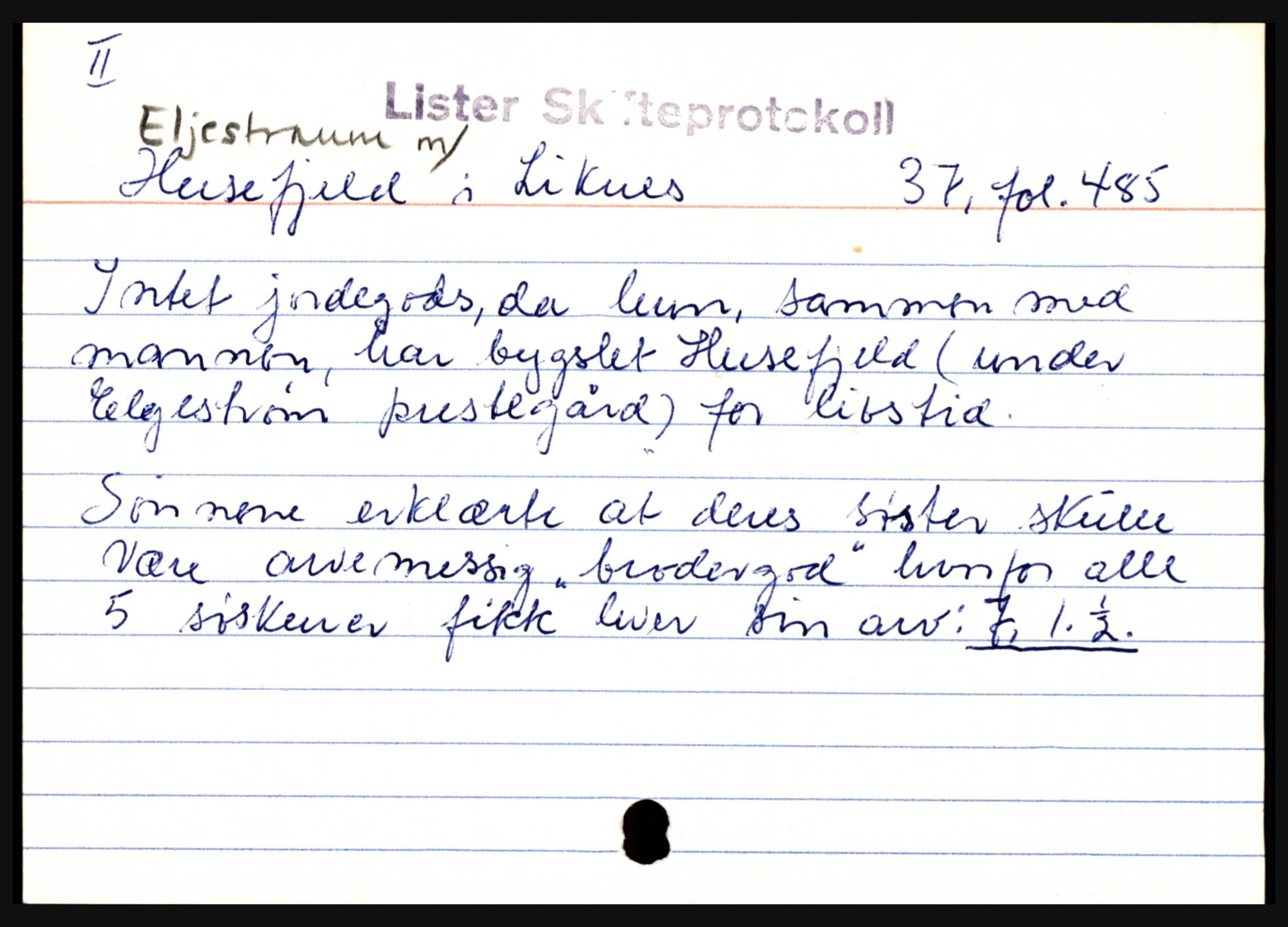 Lister sorenskriveri, AV/SAK-1221-0003/H, p. 7545