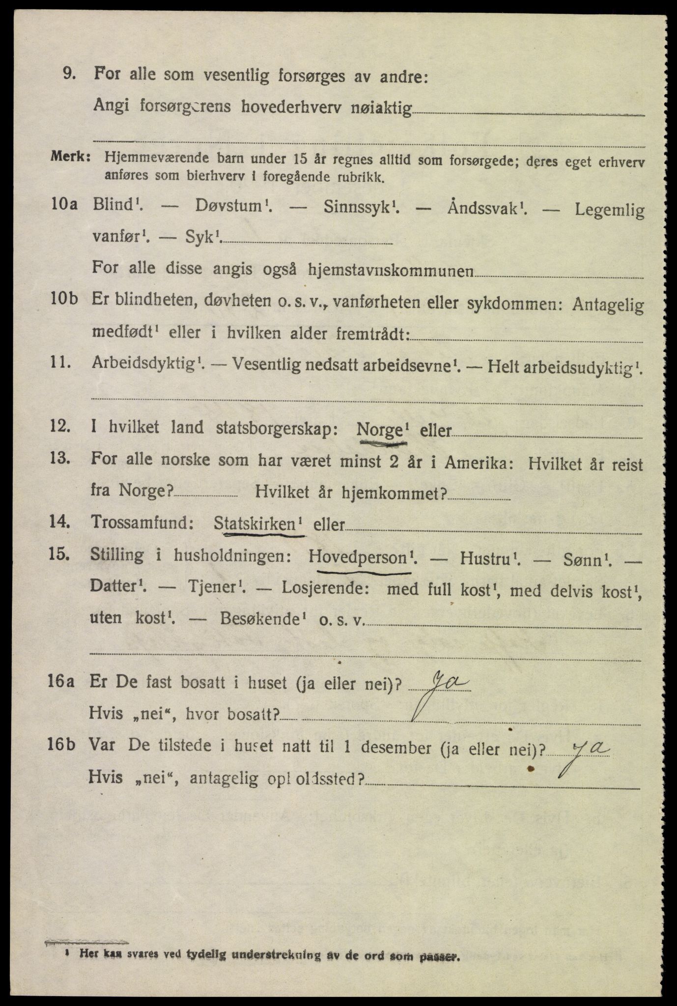 SAH, 1920 census for Kolbu, 1920, p. 4437