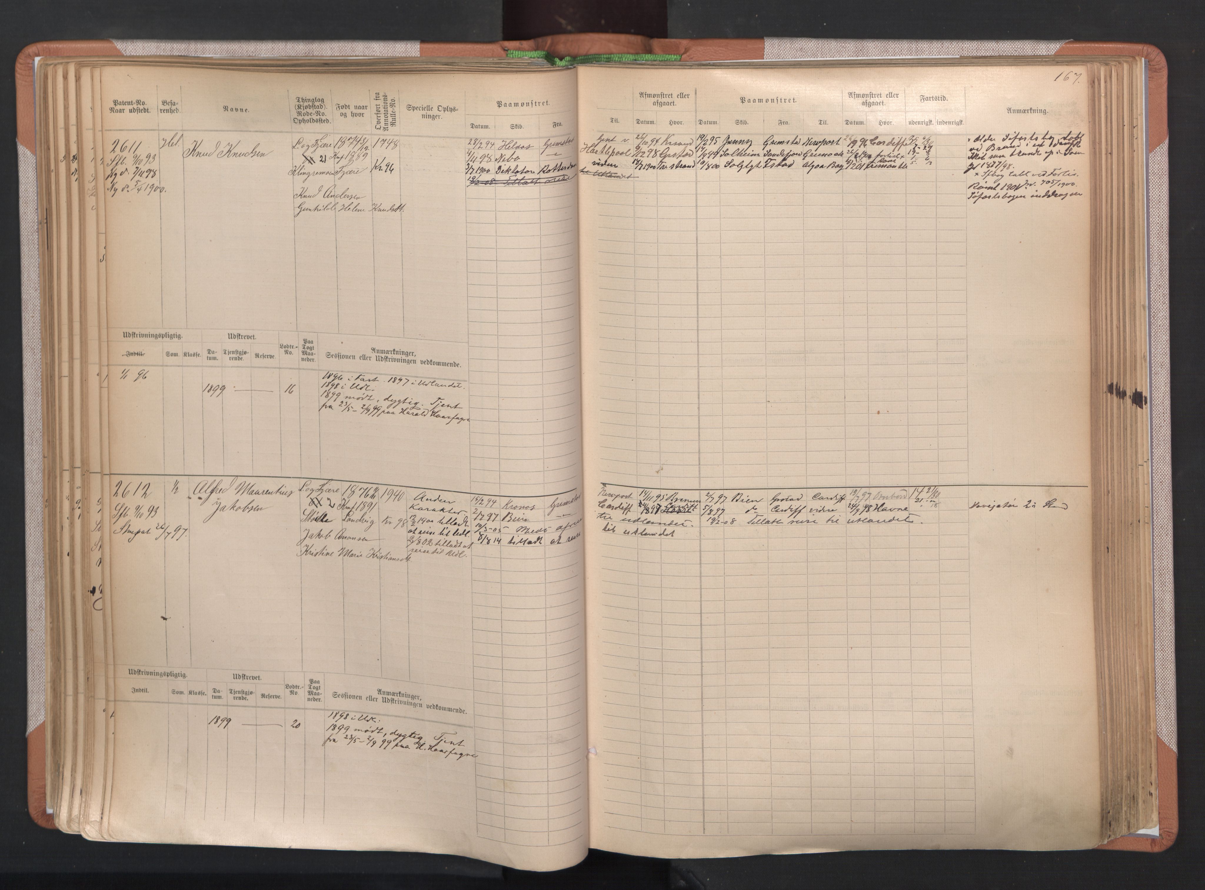 Grimstad mønstringskrets, AV/SAK-2031-0013/F/Fb/L0004: Hovedrulle A nr 2277-3042, F-7, 1889-1940, p. 175