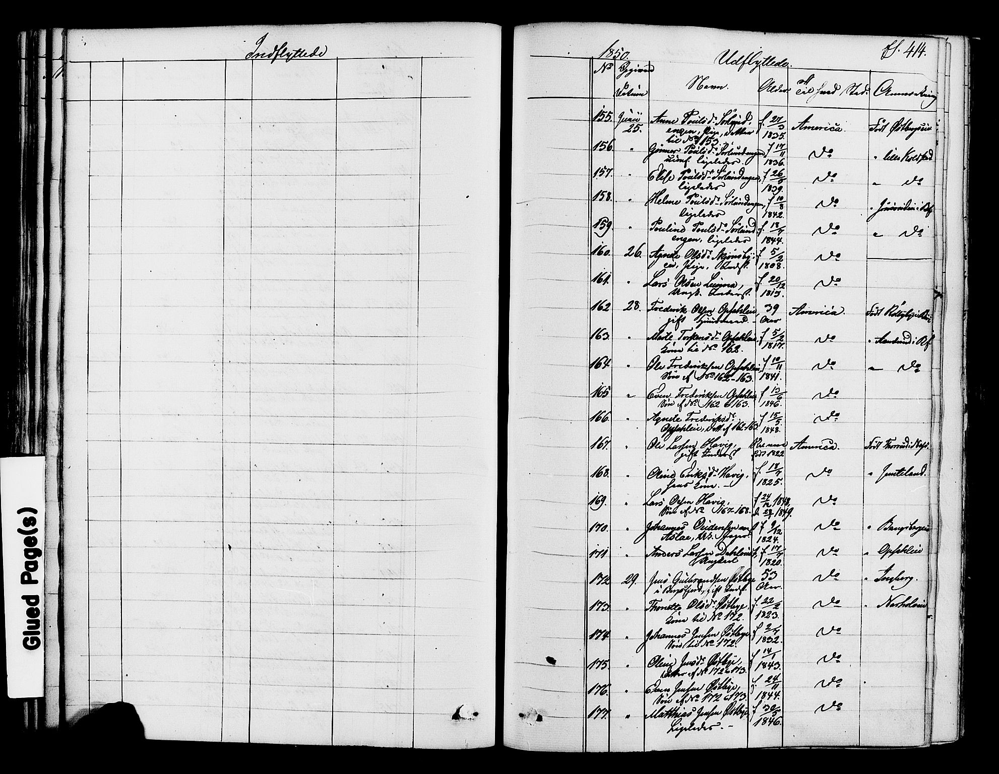 Ringsaker prestekontor, AV/SAH-PREST-014/K/Ka/L0008: Parish register (official) no. 8, 1837-1850, p. 414