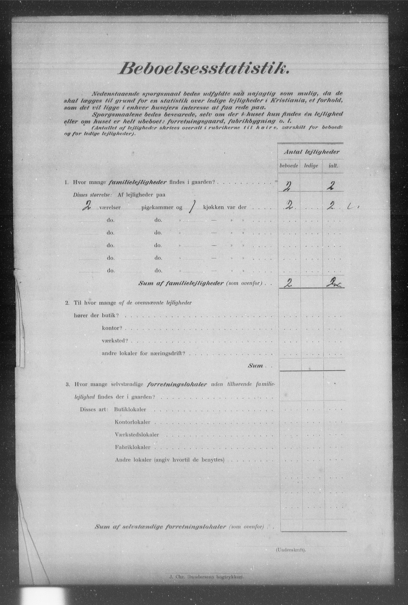 OBA, Municipal Census 1903 for Kristiania, 1903, p. 24244