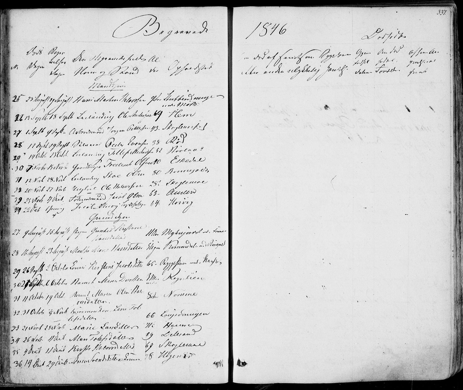 Hedrum kirkebøker, AV/SAKO-A-344/F/Fa/L0005: Parish register (official) no. I 5, 1835-1848, p. 337