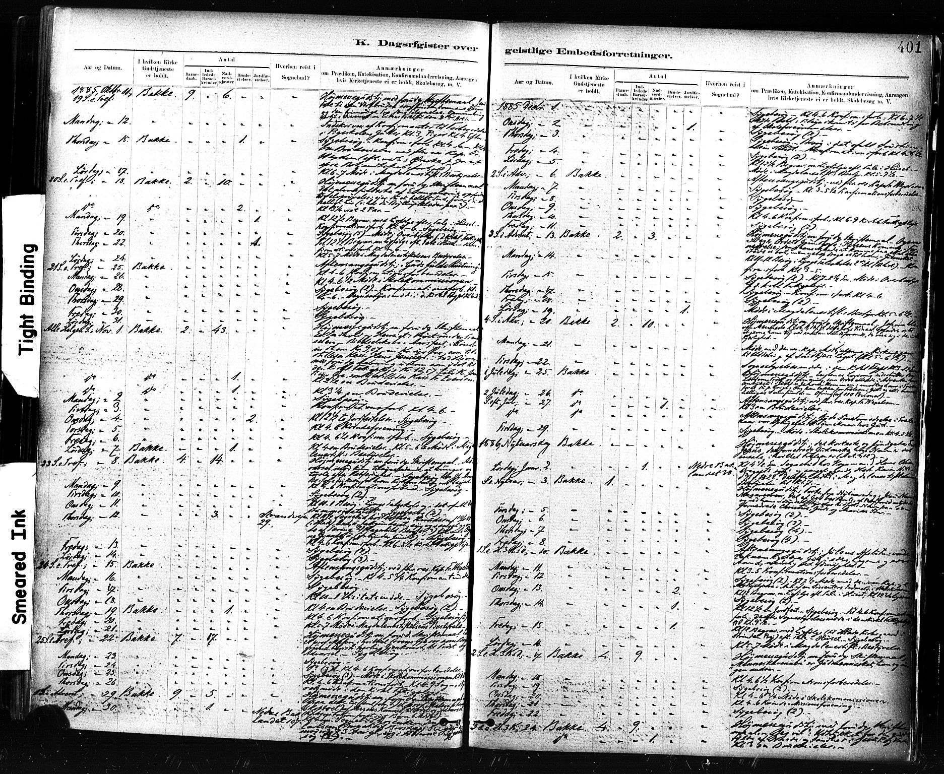 Ministerialprotokoller, klokkerbøker og fødselsregistre - Sør-Trøndelag, SAT/A-1456/604/L0189: Parish register (official) no. 604A10, 1878-1892, p. 401