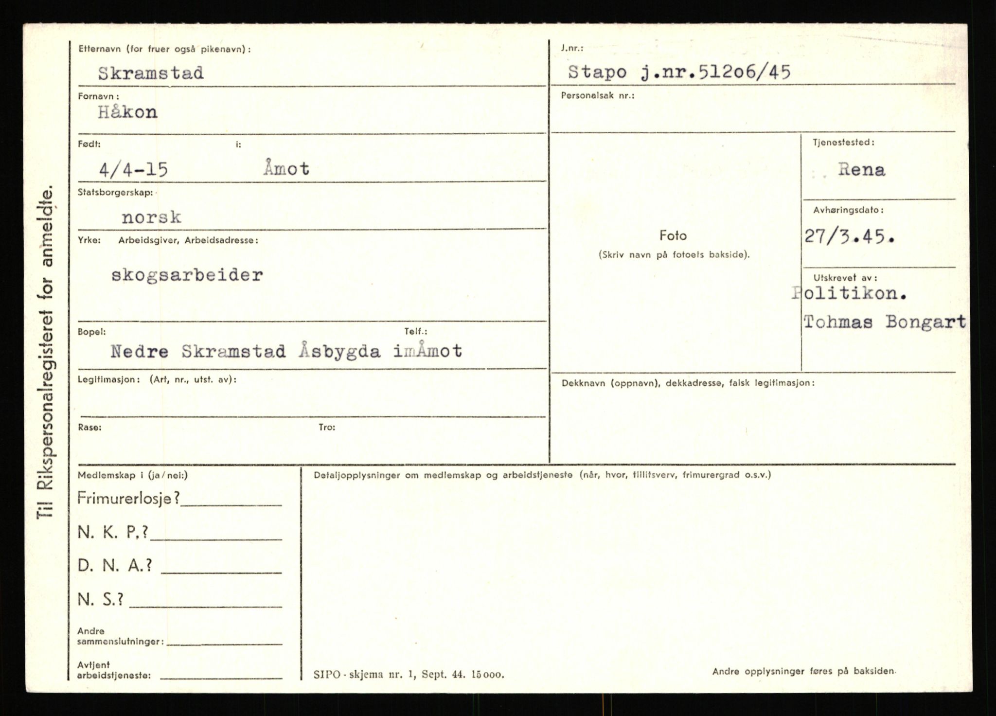 Statspolitiet - Hovedkontoret / Osloavdelingen, AV/RA-S-1329/C/Ca/L0014: Seterlien - Svartås, 1943-1945, p. 1477