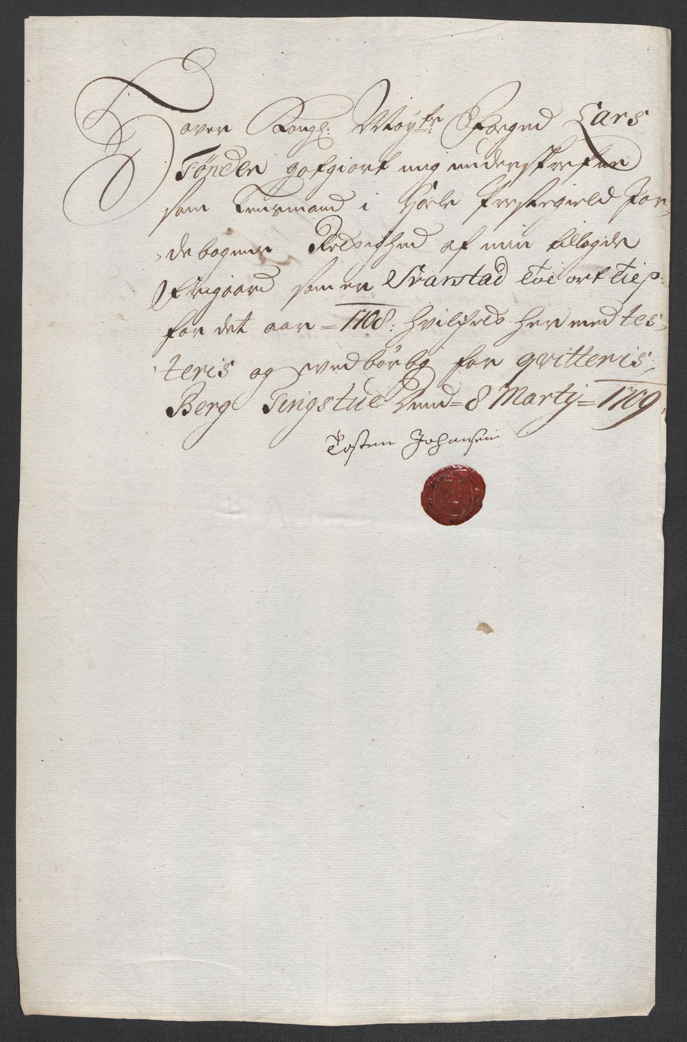 Rentekammeret inntil 1814, Reviderte regnskaper, Fogderegnskap, AV/RA-EA-4092/R22/L1467: Fogderegnskap Ringerike, Hallingdal og Buskerud, 1708, p. 237