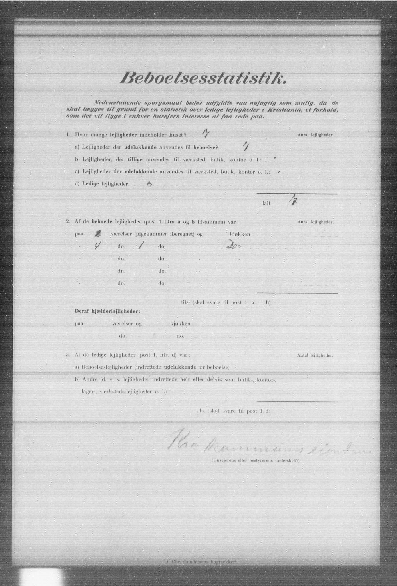 OBA, Municipal Census 1902 for Kristiania, 1902, p. 9132