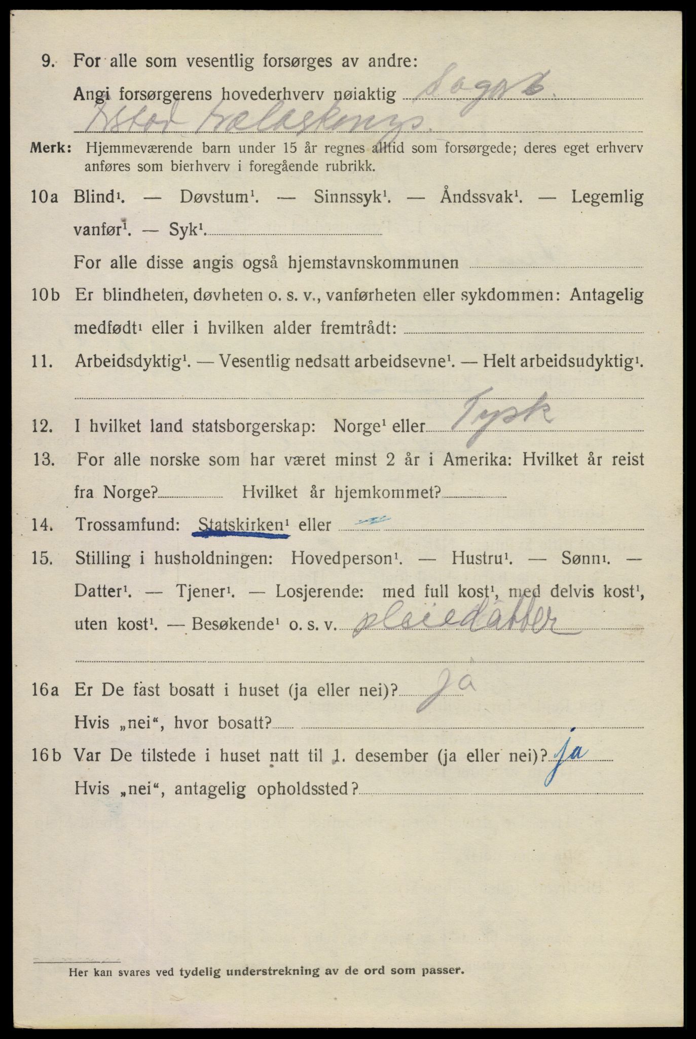 SAO, 1920 census for Fredrikstad, 1920, p. 17038