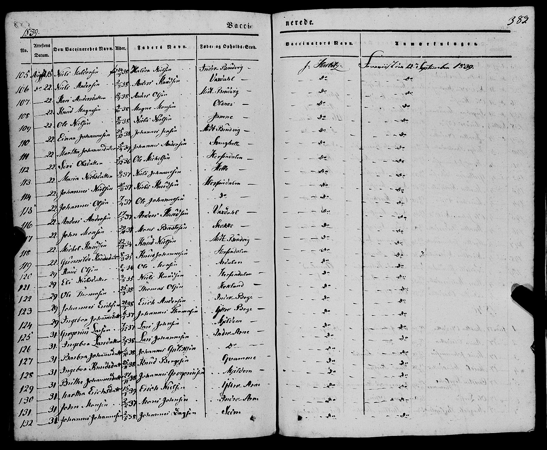 Haus sokneprestembete, AV/SAB-A-75601/H/Haa: Parish register (official) no. A 15, 1838-1847, p. 389