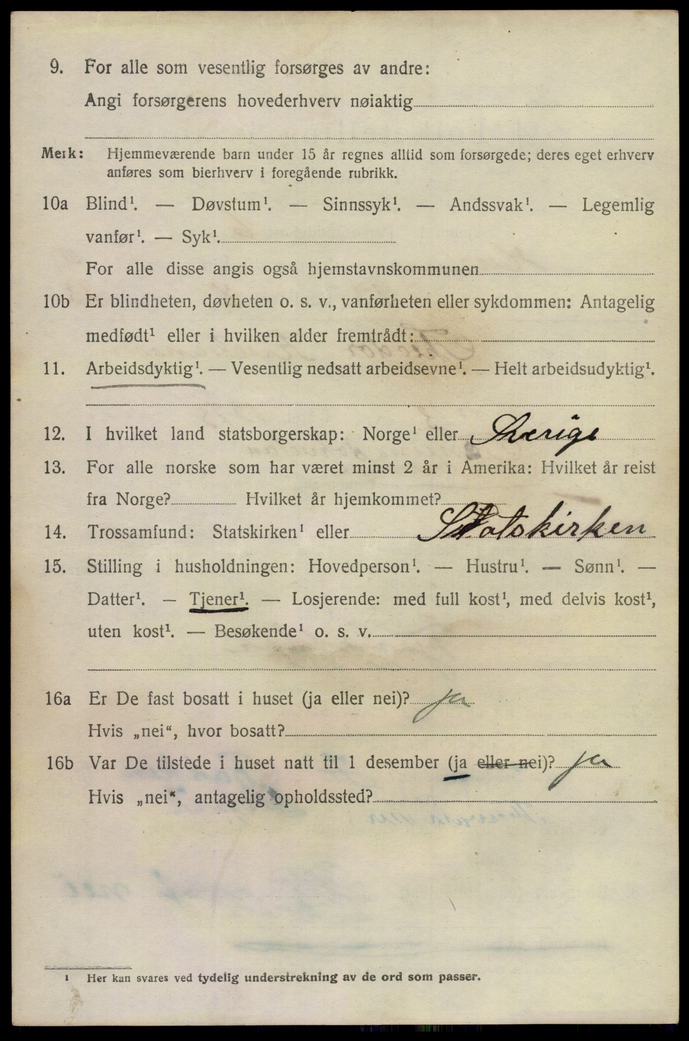 SAKO, 1920 census for Hurum, 1920, p. 4809