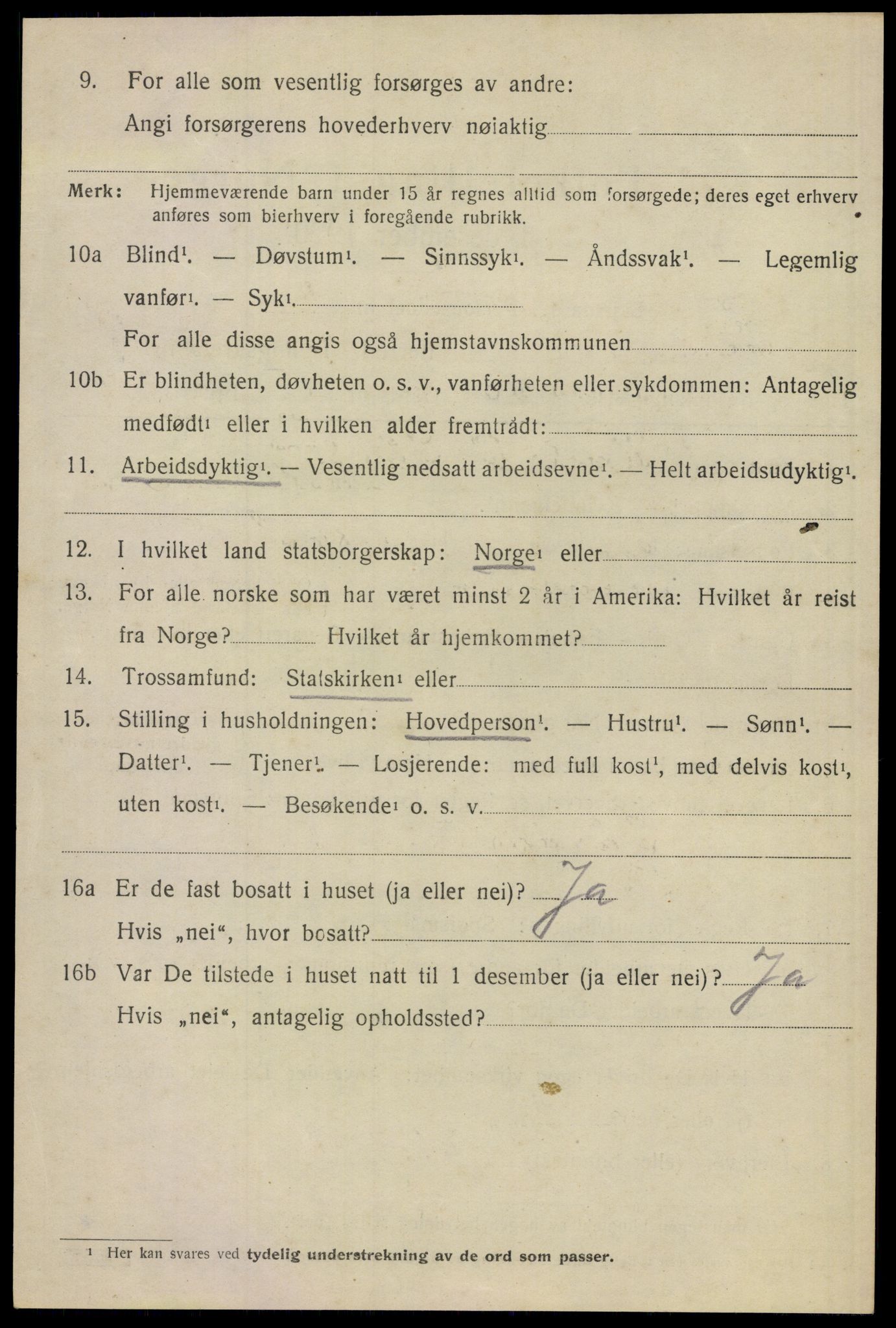 SAO, 1920 census for Skedsmo, 1920, p. 5168