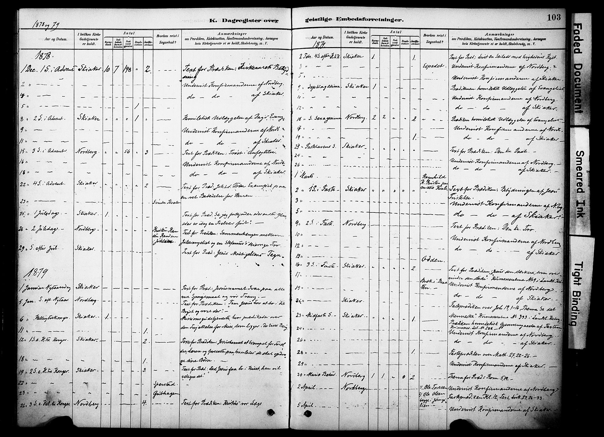 Skjåk prestekontor, SAH/PREST-072/H/Ha/Haa/L0002: Parish register (official) no. 2, 1878-1907, p. 103