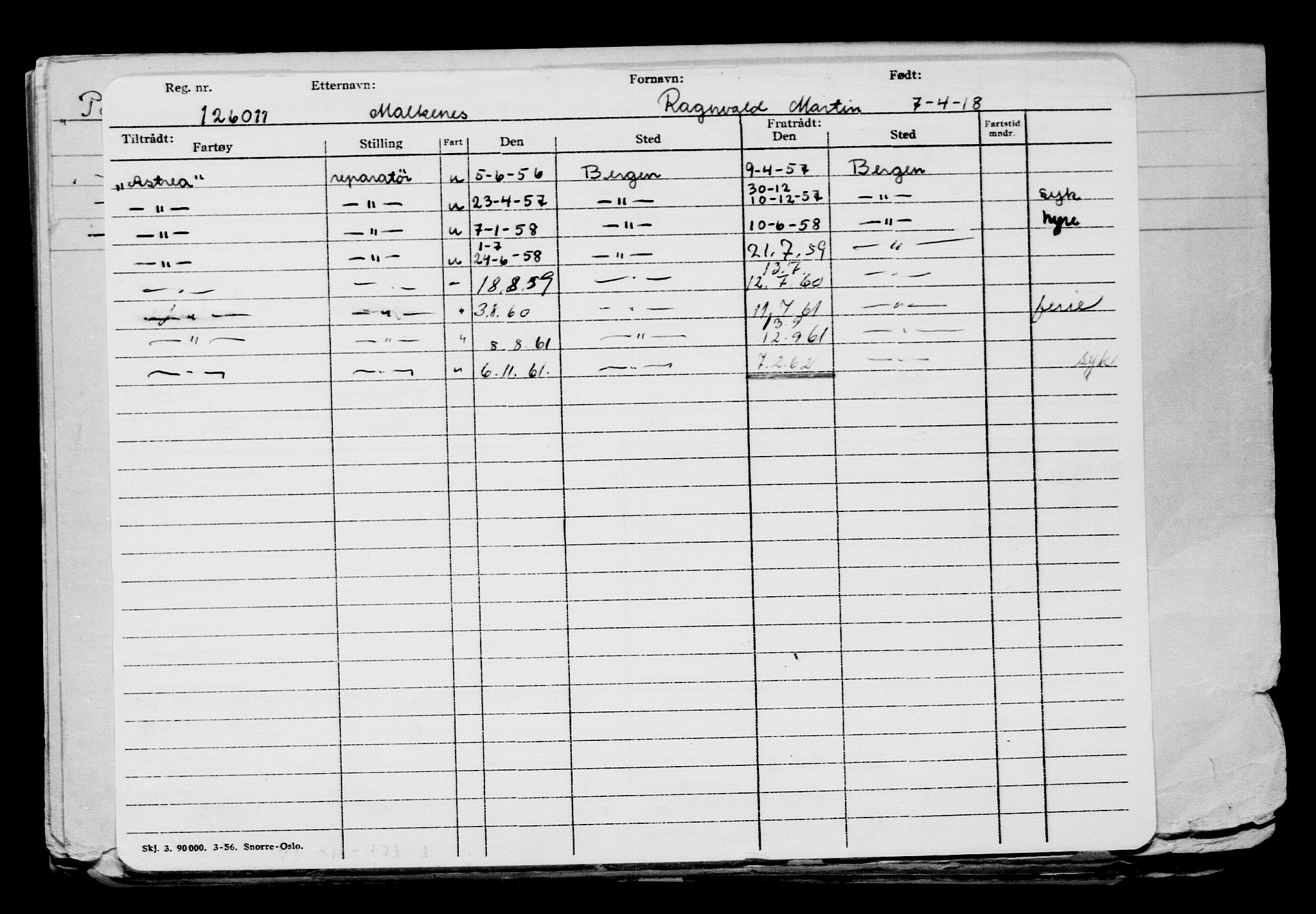 Direktoratet for sjømenn, AV/RA-S-3545/G/Gb/L0157: Hovedkort, 1918, p. 138