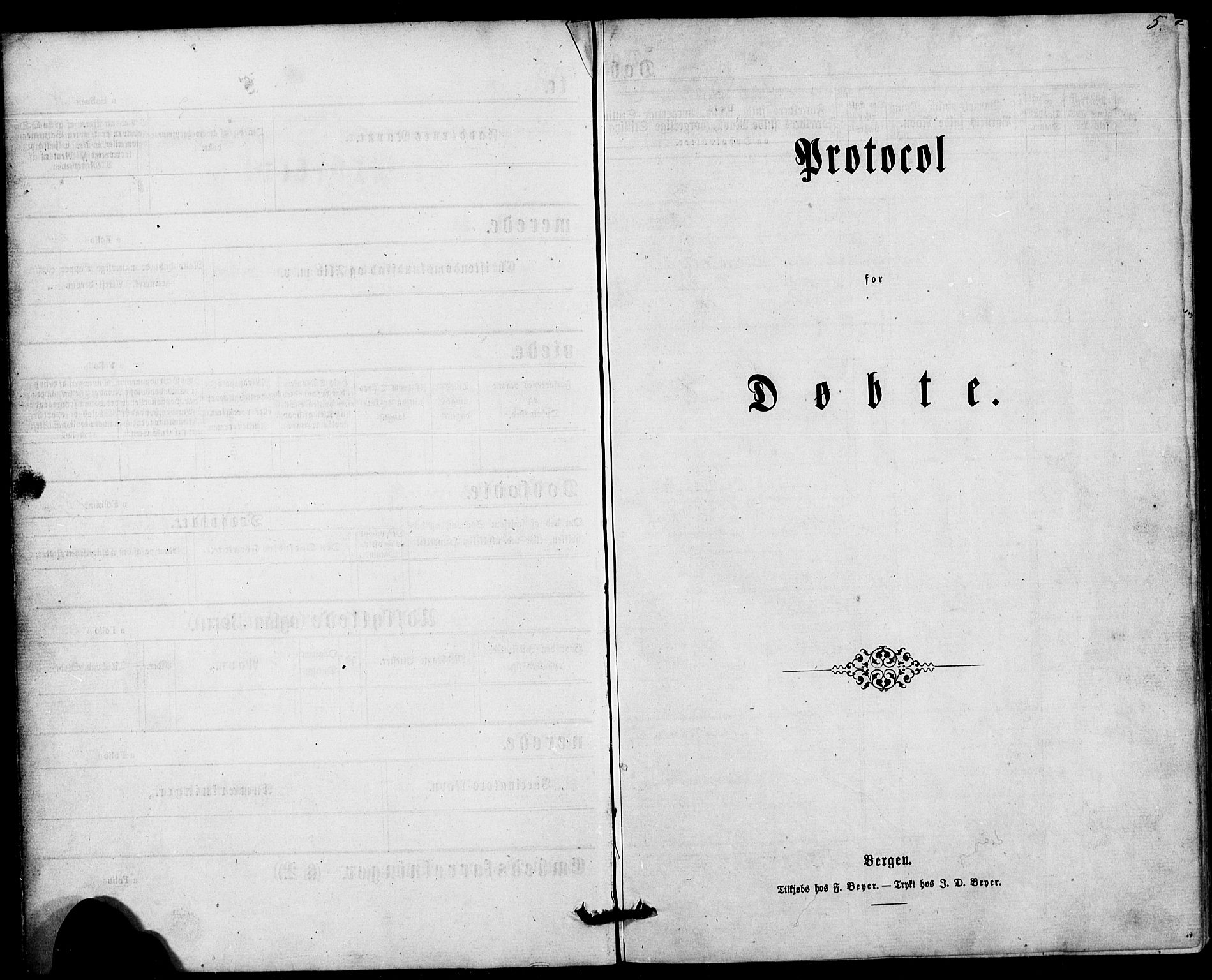 Fusa sokneprestembete, SAB/A-75401/H/Hab: Parish register (copy) no. B 1, 1861-1896, p. 5