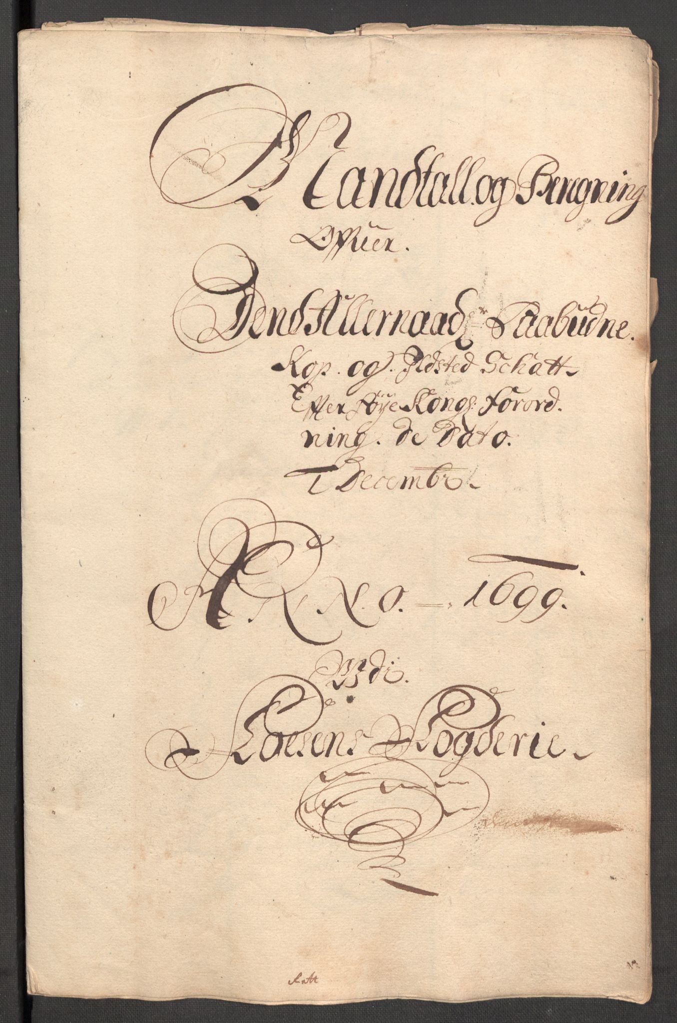 Rentekammeret inntil 1814, Reviderte regnskaper, Fogderegnskap, RA/EA-4092/R57/L3853: Fogderegnskap Fosen, 1698-1699, p. 381