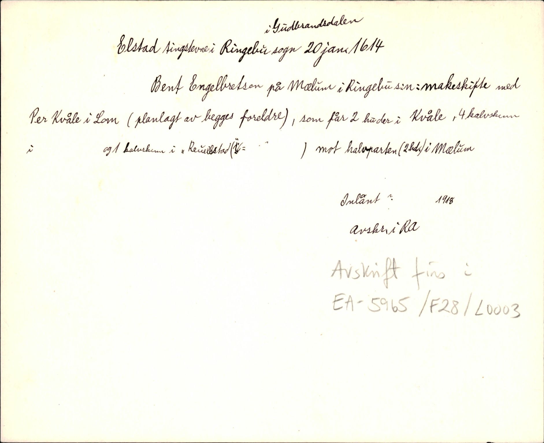 Riksarkivets diplomsamling, AV/RA-EA-5965/F35/F35d/L0002: Innlånte diplomer, seddelregister, 1592-1620, p. 643