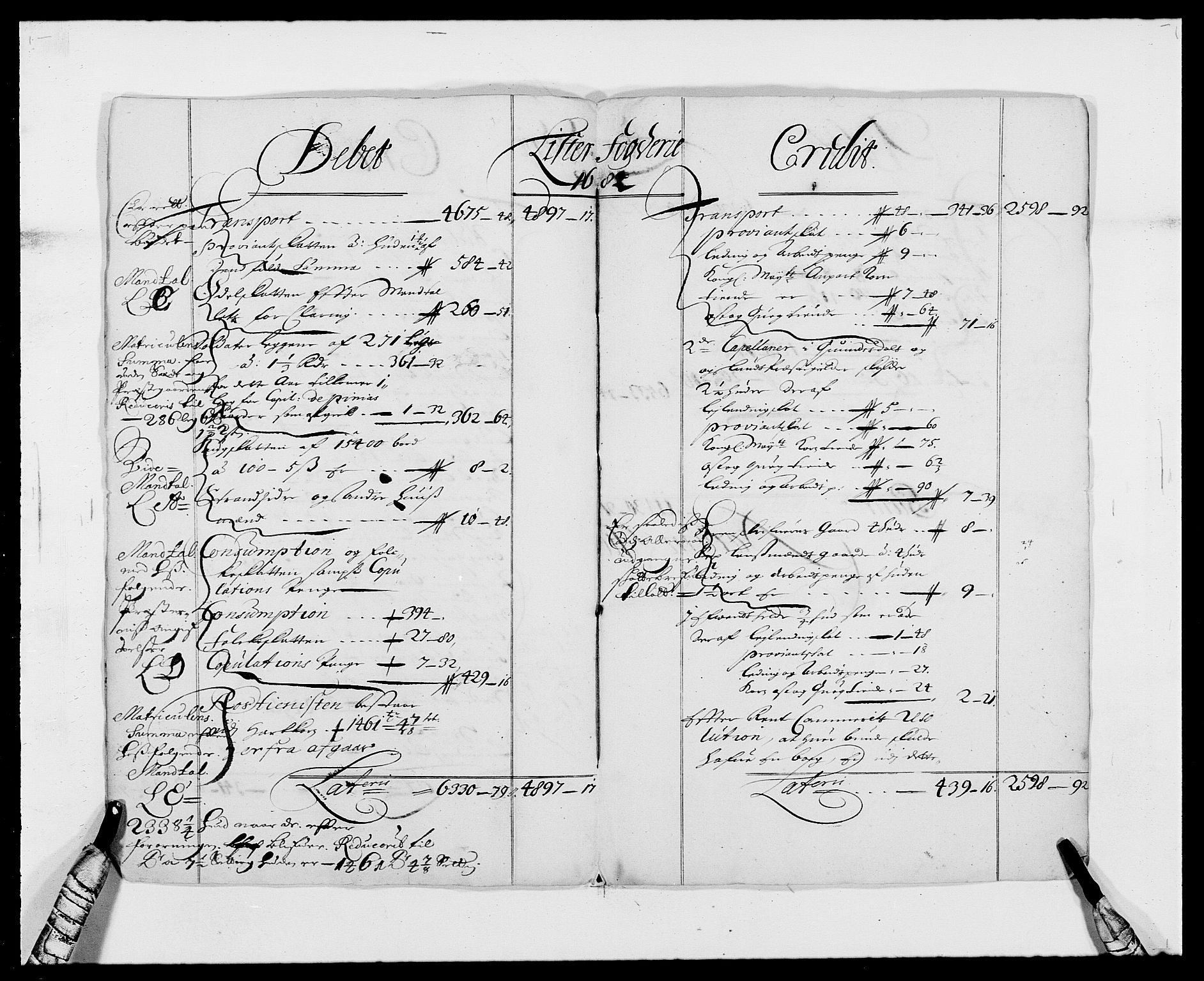 Rentekammeret inntil 1814, Reviderte regnskaper, Fogderegnskap, AV/RA-EA-4092/R41/L2531: Fogderegnskap Lista, 1680-1682, p. 167