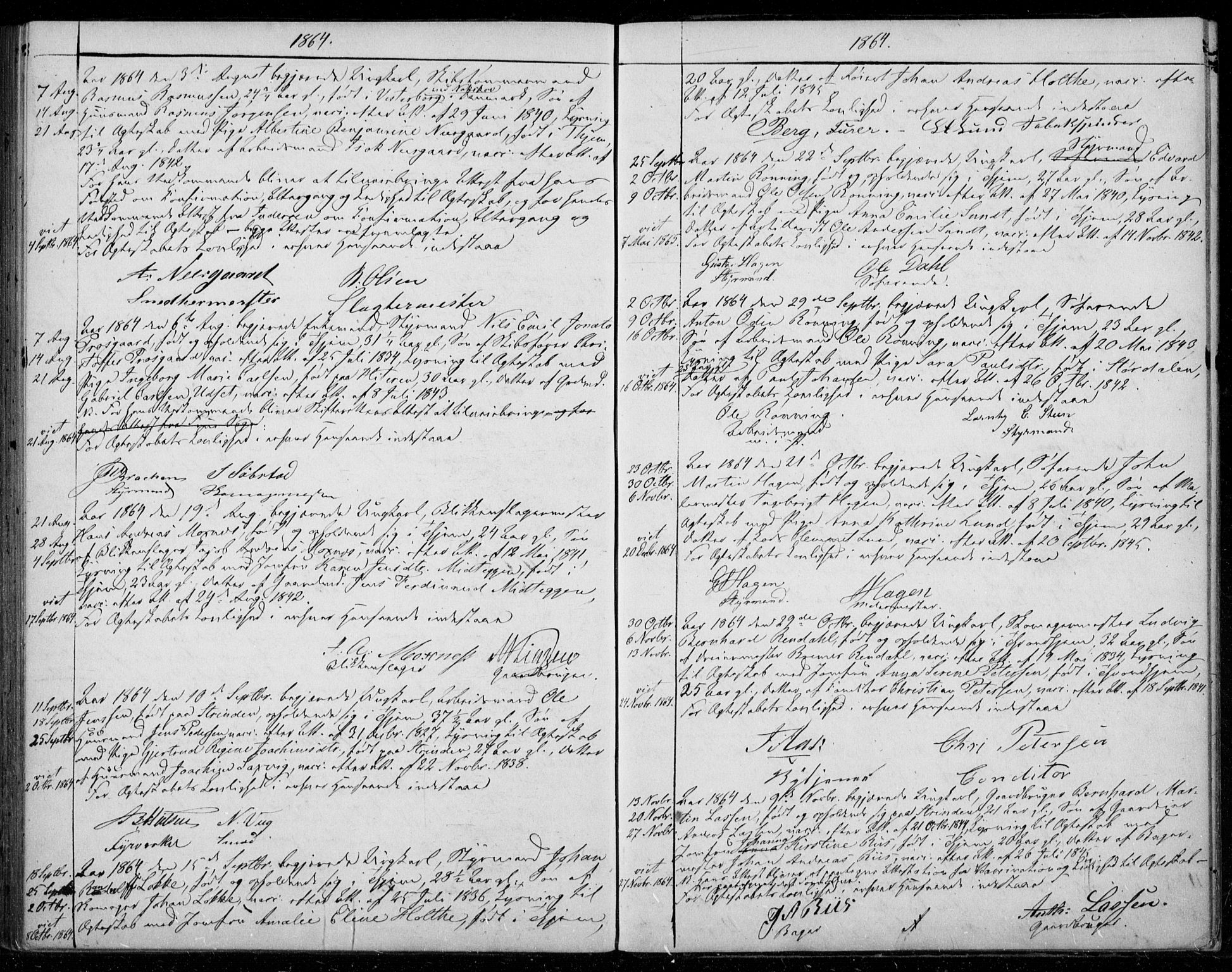 Ministerialprotokoller, klokkerbøker og fødselsregistre - Sør-Trøndelag, AV/SAT-A-1456/601/L0052: Parish register (official) no. 601A20, 1852-1866