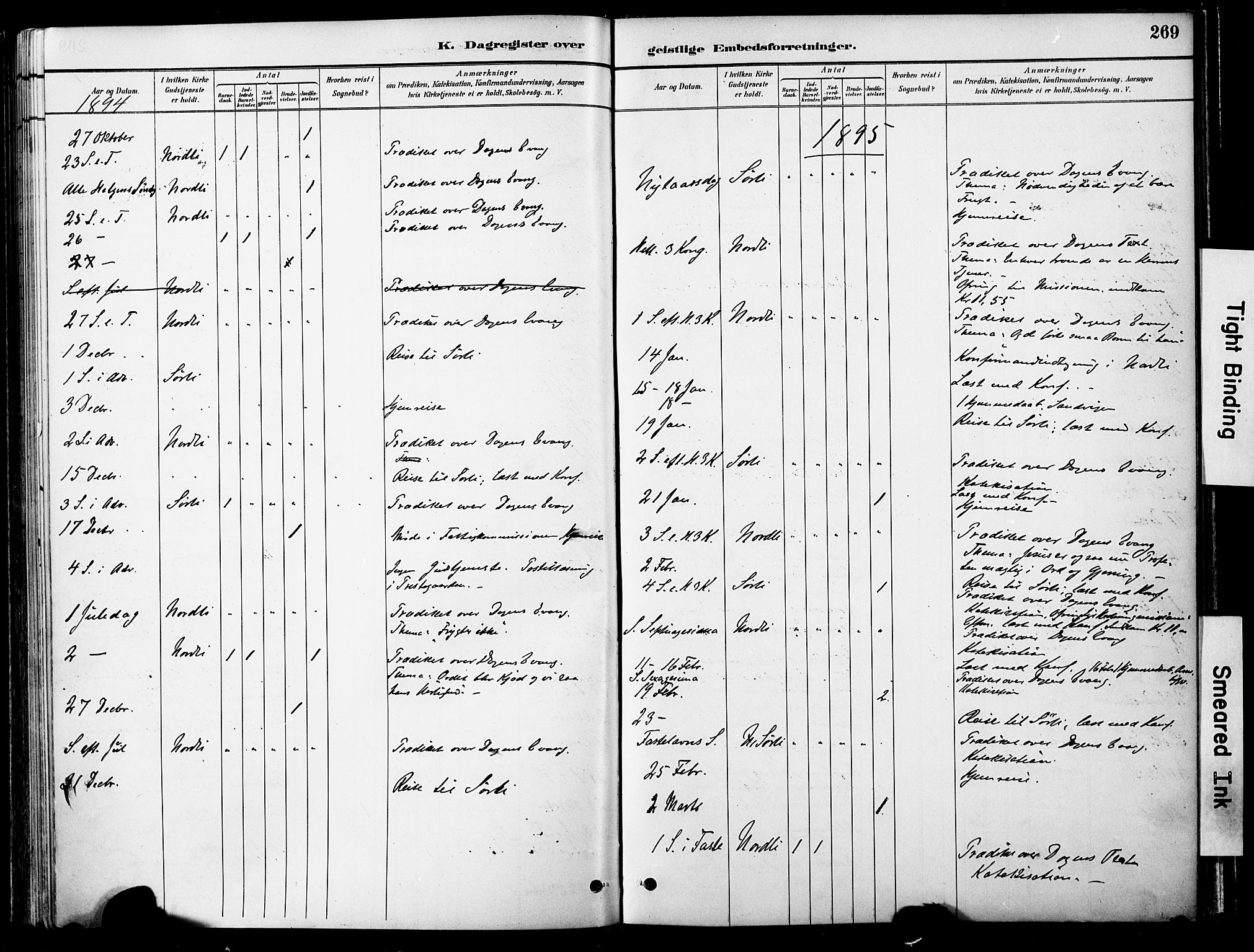Ministerialprotokoller, klokkerbøker og fødselsregistre - Nord-Trøndelag, SAT/A-1458/755/L0494: Parish register (official) no. 755A03, 1882-1902, p. 269