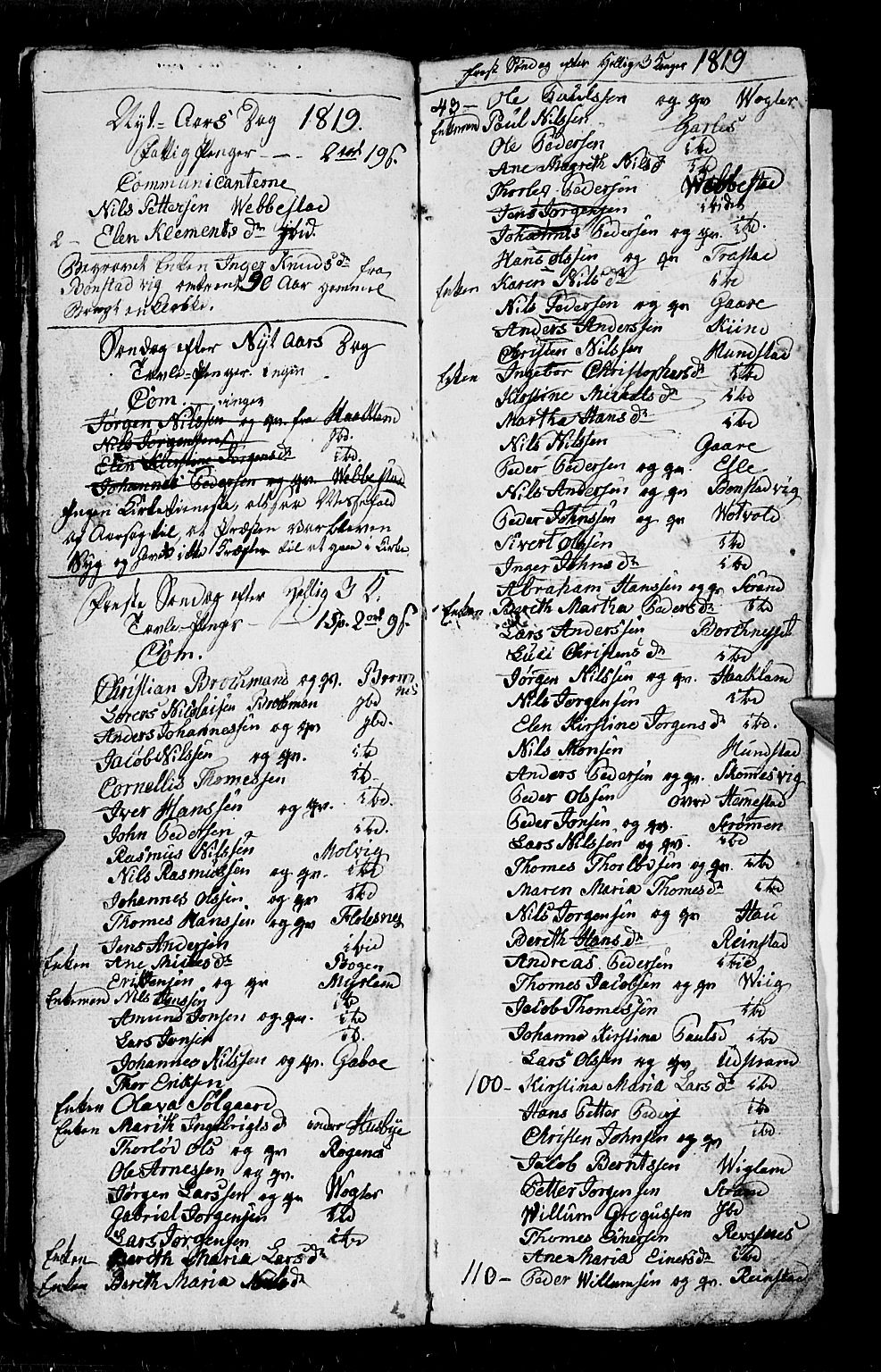 Kvæfjord sokneprestkontor, SATØ/S-1323/G/Ga/Gab/L0001klokker: Parish register (copy) no. 1, 1806-1824