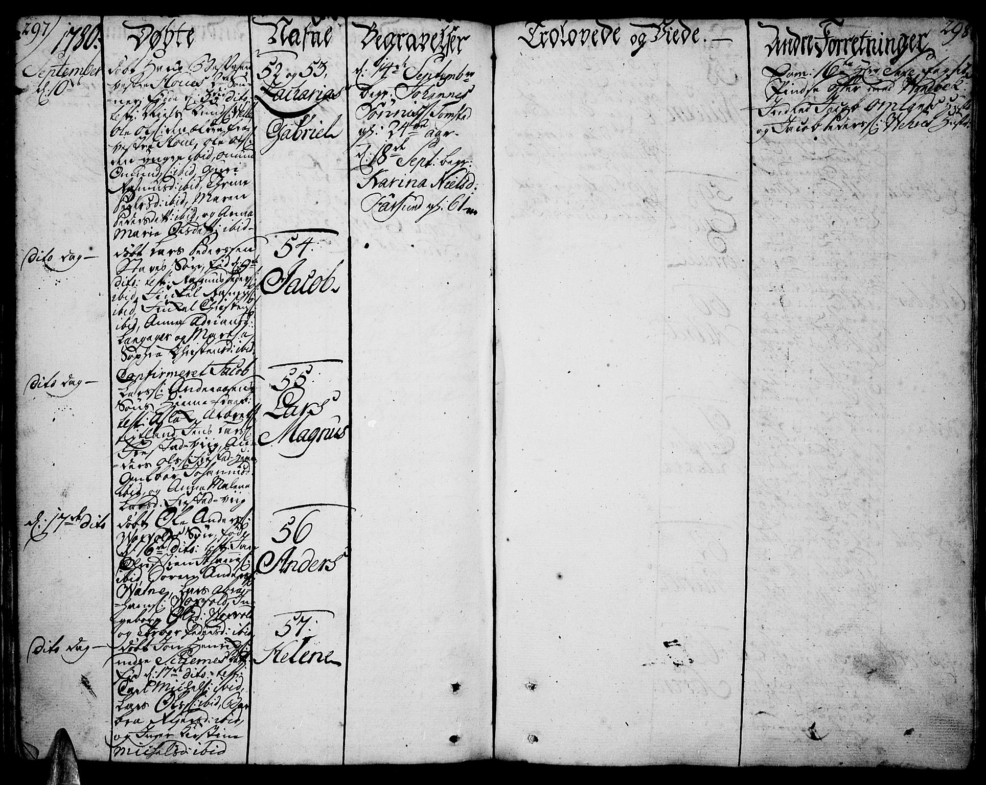 Lista sokneprestkontor, AV/SAK-1111-0027/F/Fa/L0004: Parish register (official) no. A 4, 1768-1794, p. 297-298