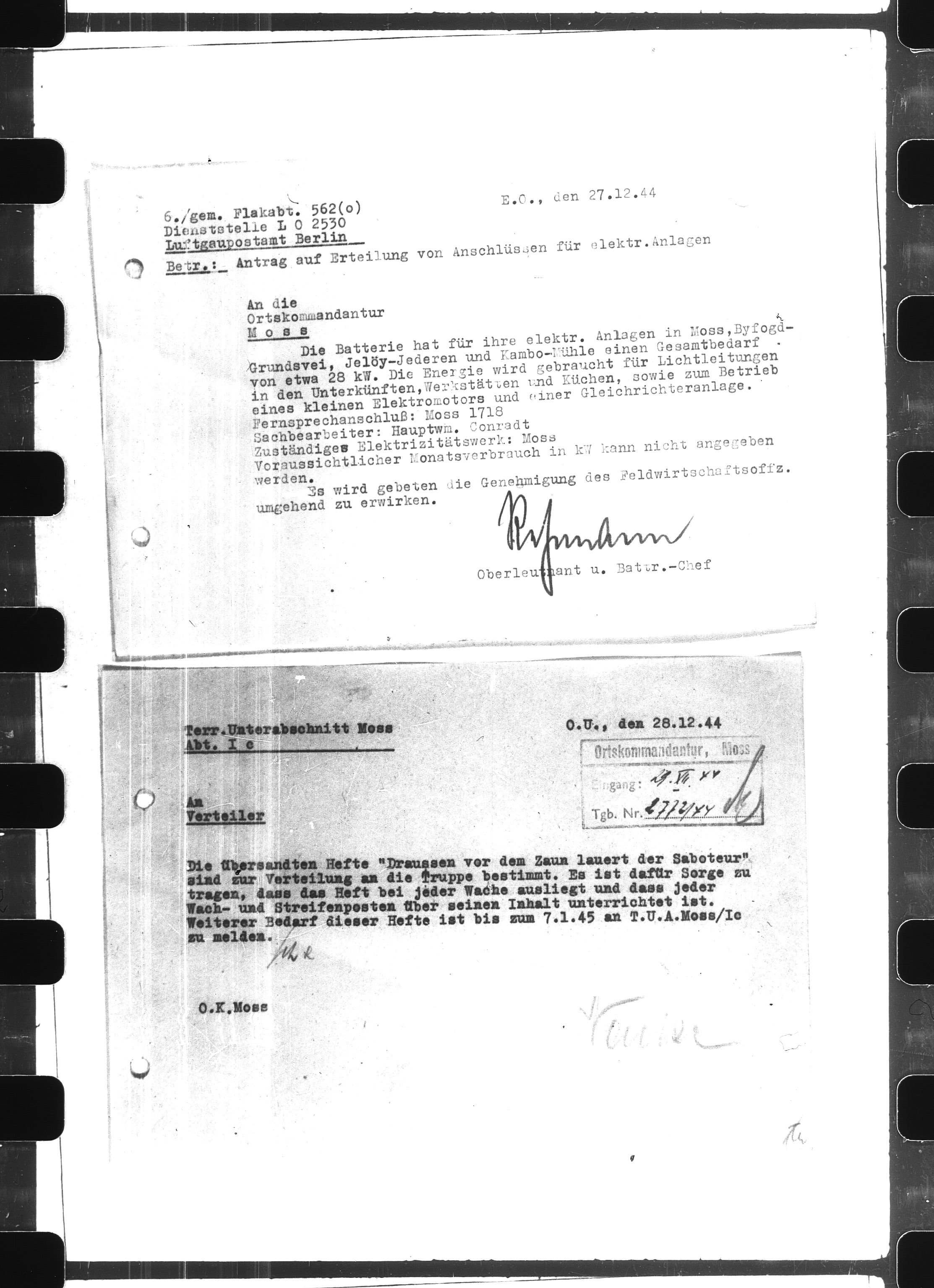 Documents Section, RA/RAFA-2200/V/L0065: Film med LMDC Serial Number., 1940-1945, p. 3