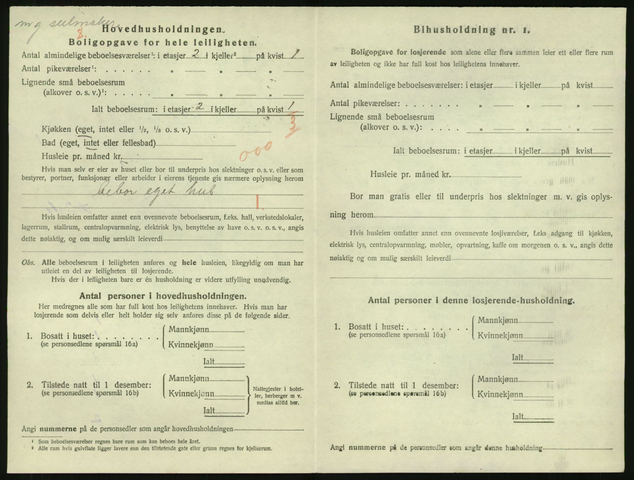 SAK, 1920 census for Tvedestrand, 1920, p. 668