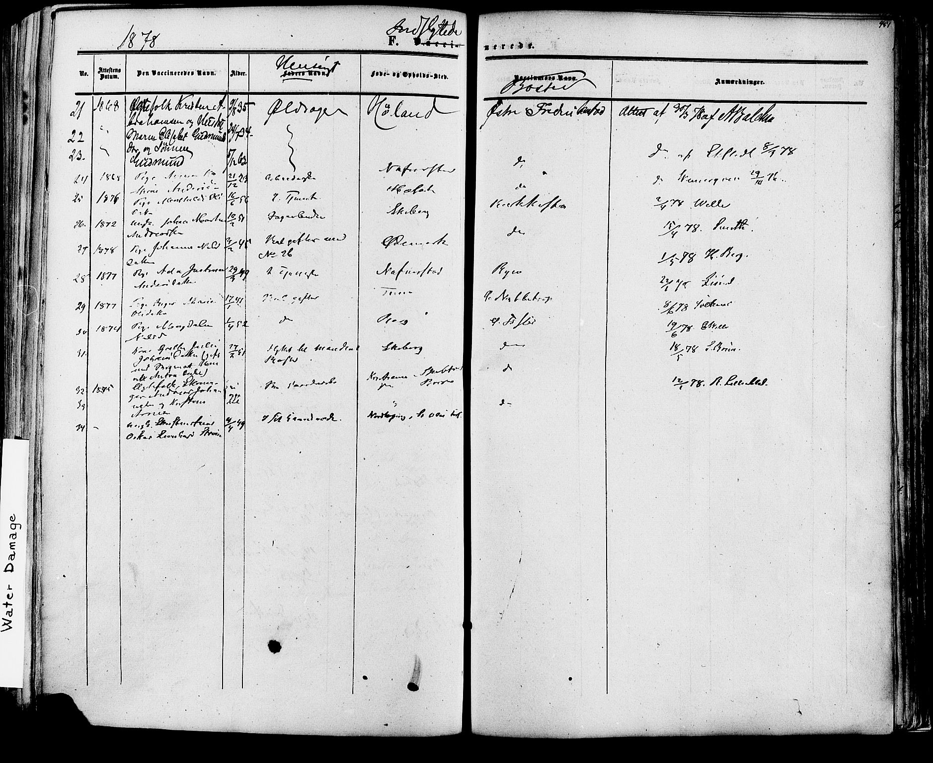 Fredrikstad prestekontor Kirkebøker, AV/SAO-A-11082/F/Fa/L0006: Parish register (official) no. 6, 1857-1878, p. 451