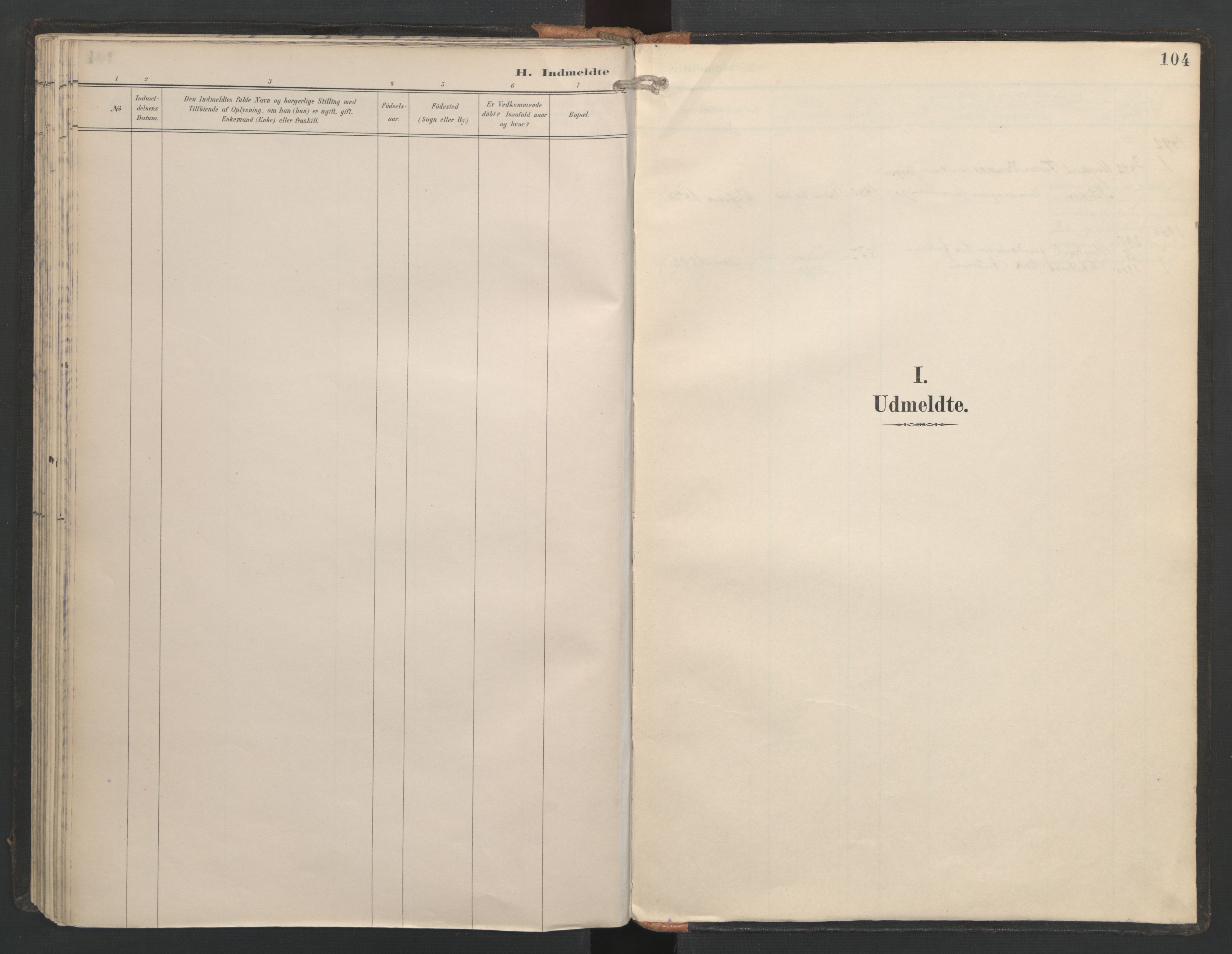 Ministerialprotokoller, klokkerbøker og fødselsregistre - Nordland, SAT/A-1459/821/L0317: Parish register (official) no. 821A01, 1892-1907, p. 104
