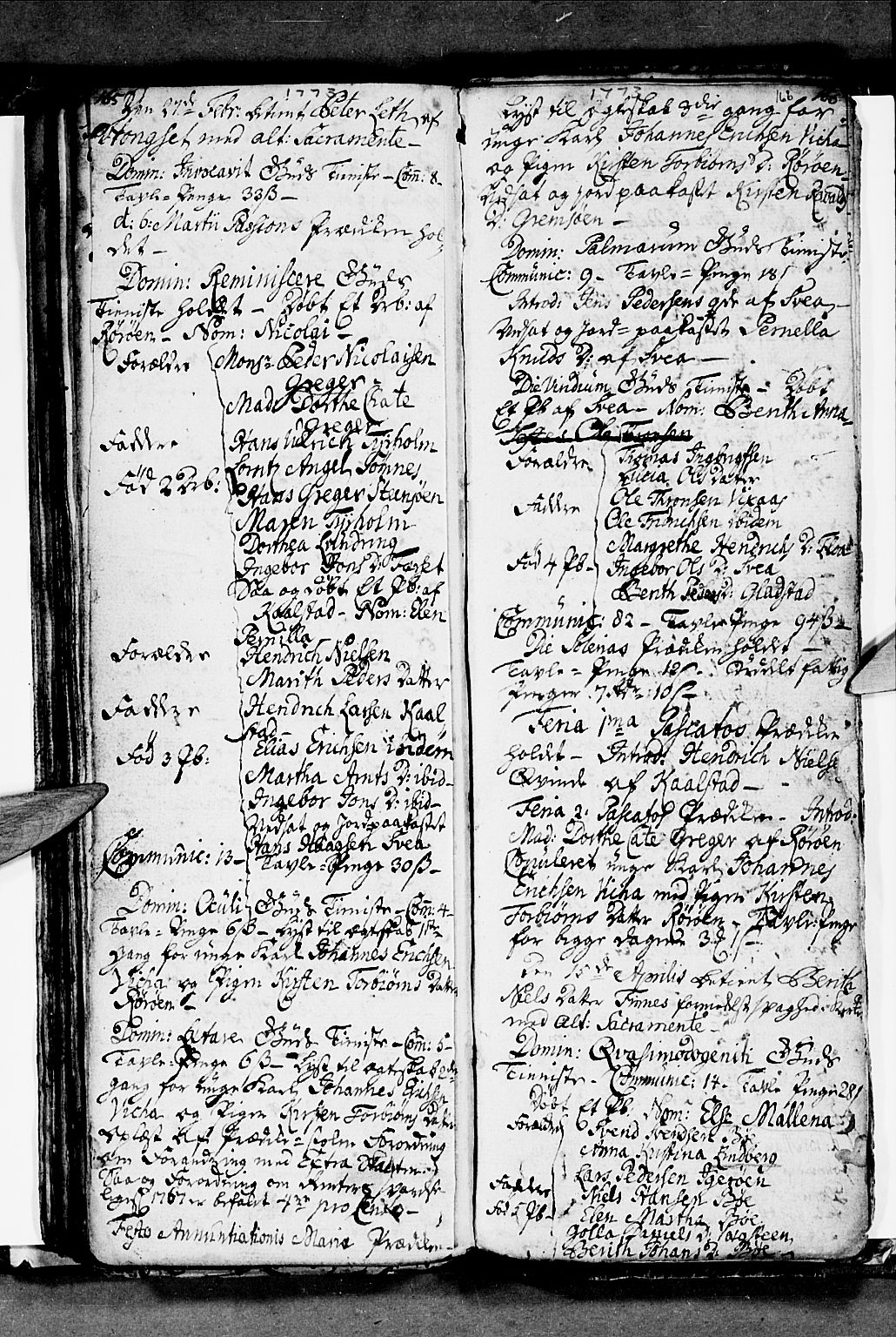 Ministerialprotokoller, klokkerbøker og fødselsregistre - Nordland, SAT/A-1459/816/L0237: Parish register (official) no. 816A03, 1757-1776, p. 165-166