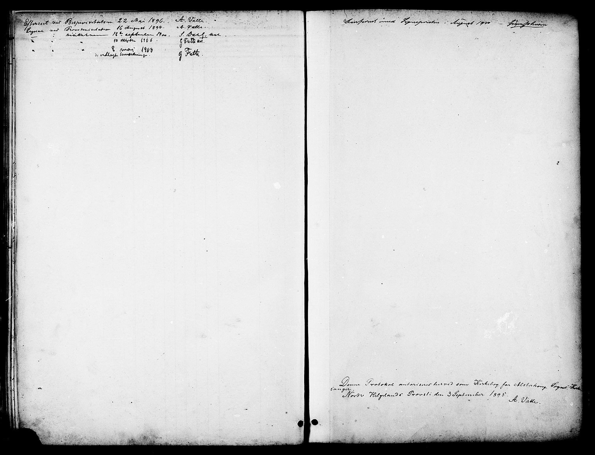 Ministerialprotokoller, klokkerbøker og fødselsregistre - Nordland, SAT/A-1459/830/L0463: Parish register (copy) no. 830C05, 1895-1906