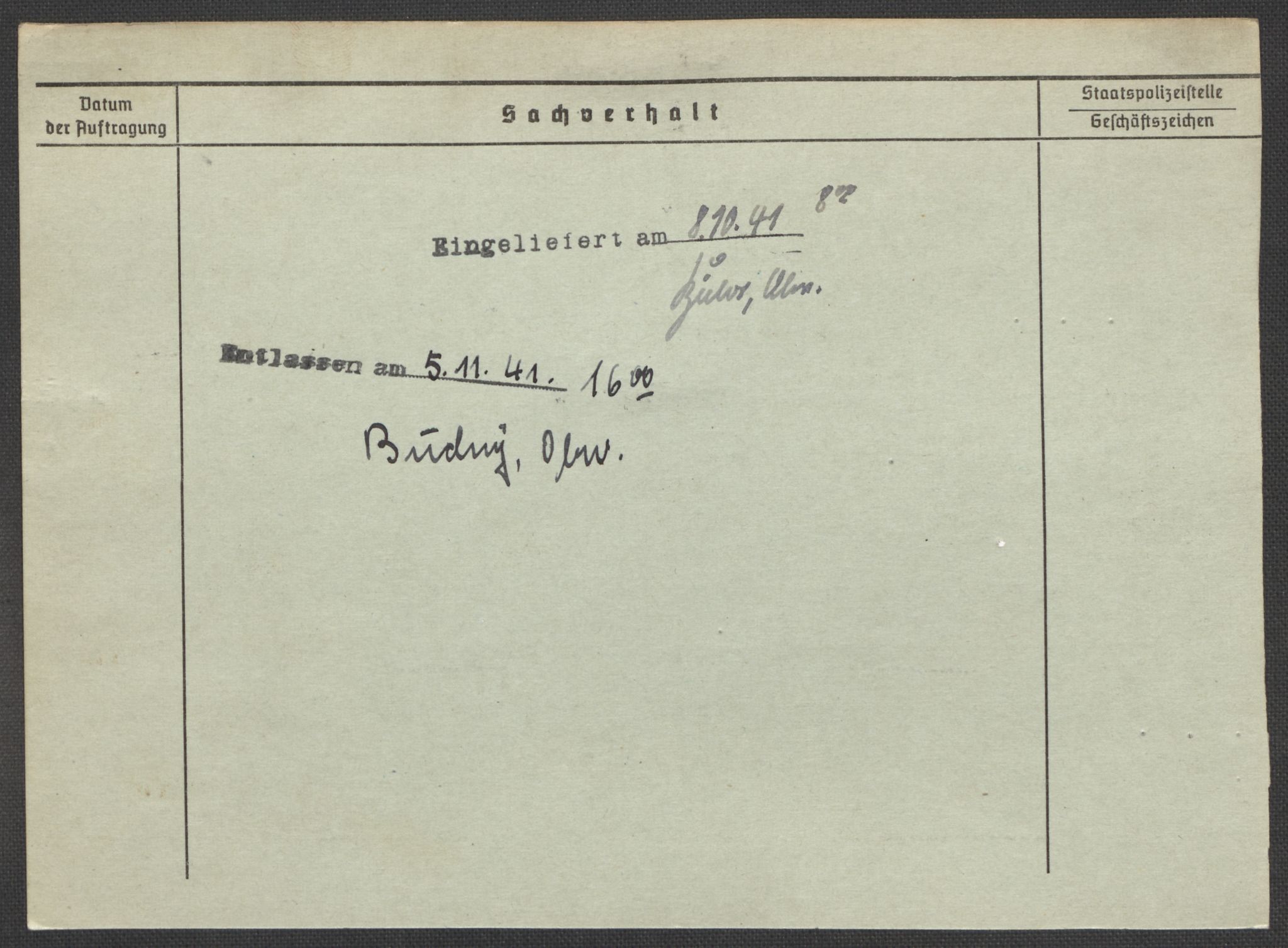 Befehlshaber der Sicherheitspolizei und des SD, AV/RA-RAFA-5969/E/Ea/Eaa/L0002: Register over norske fanger i Møllergata 19: Bj-Eng, 1940-1945, p. 1086